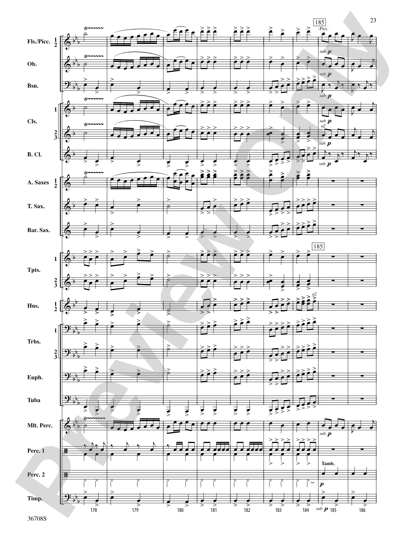 A Hanukkah Festival: Concert Band Conductor Score & Parts