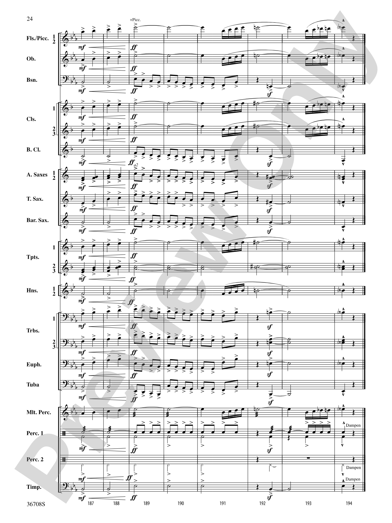 A Hanukkah Festival: Concert Band Conductor Score & Parts