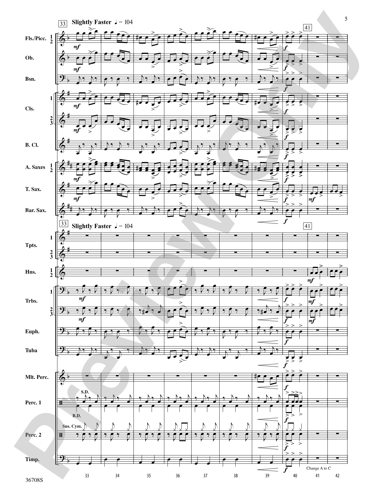 A Hanukkah Festival: Concert Band Conductor Score & Parts