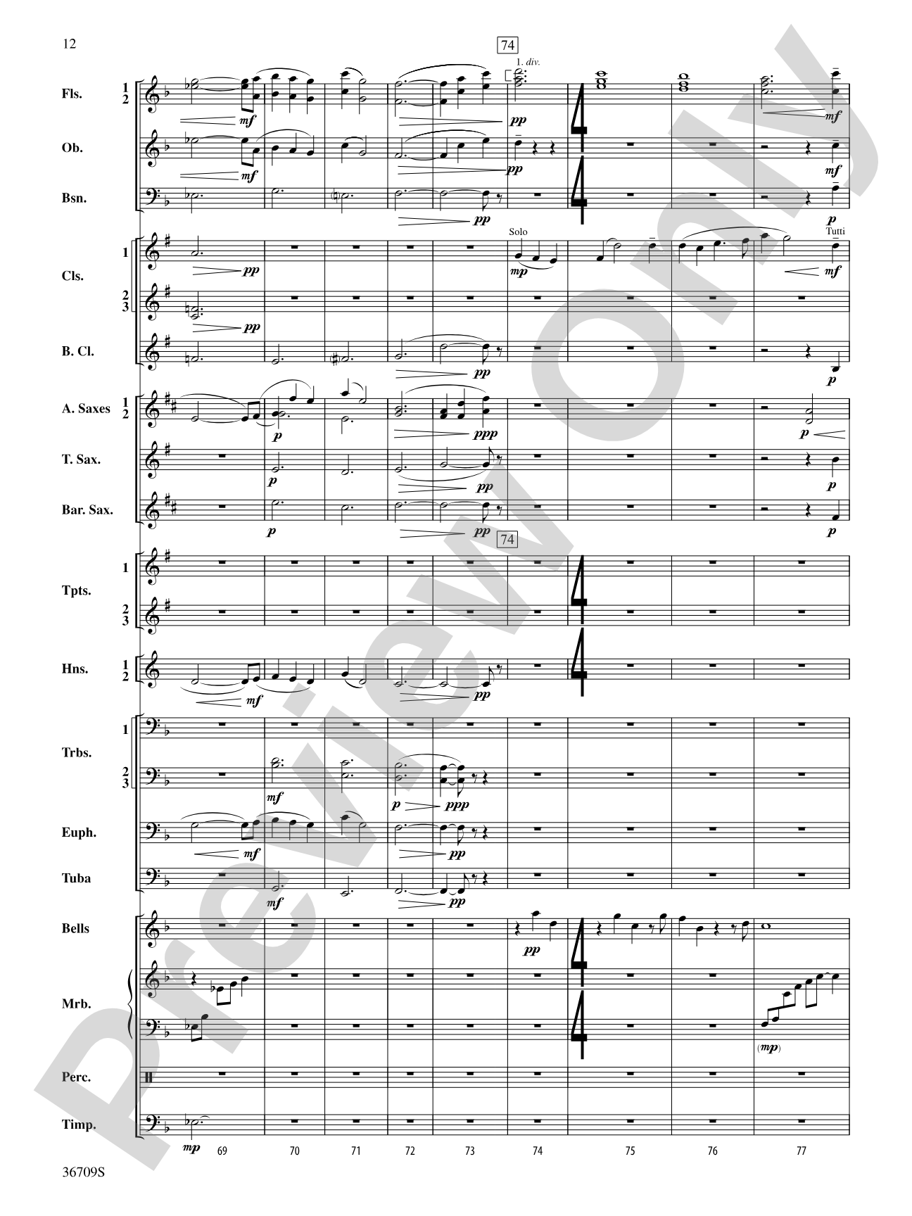 The Light Shines in the Darkness: Concert Band Conductor Score & Parts