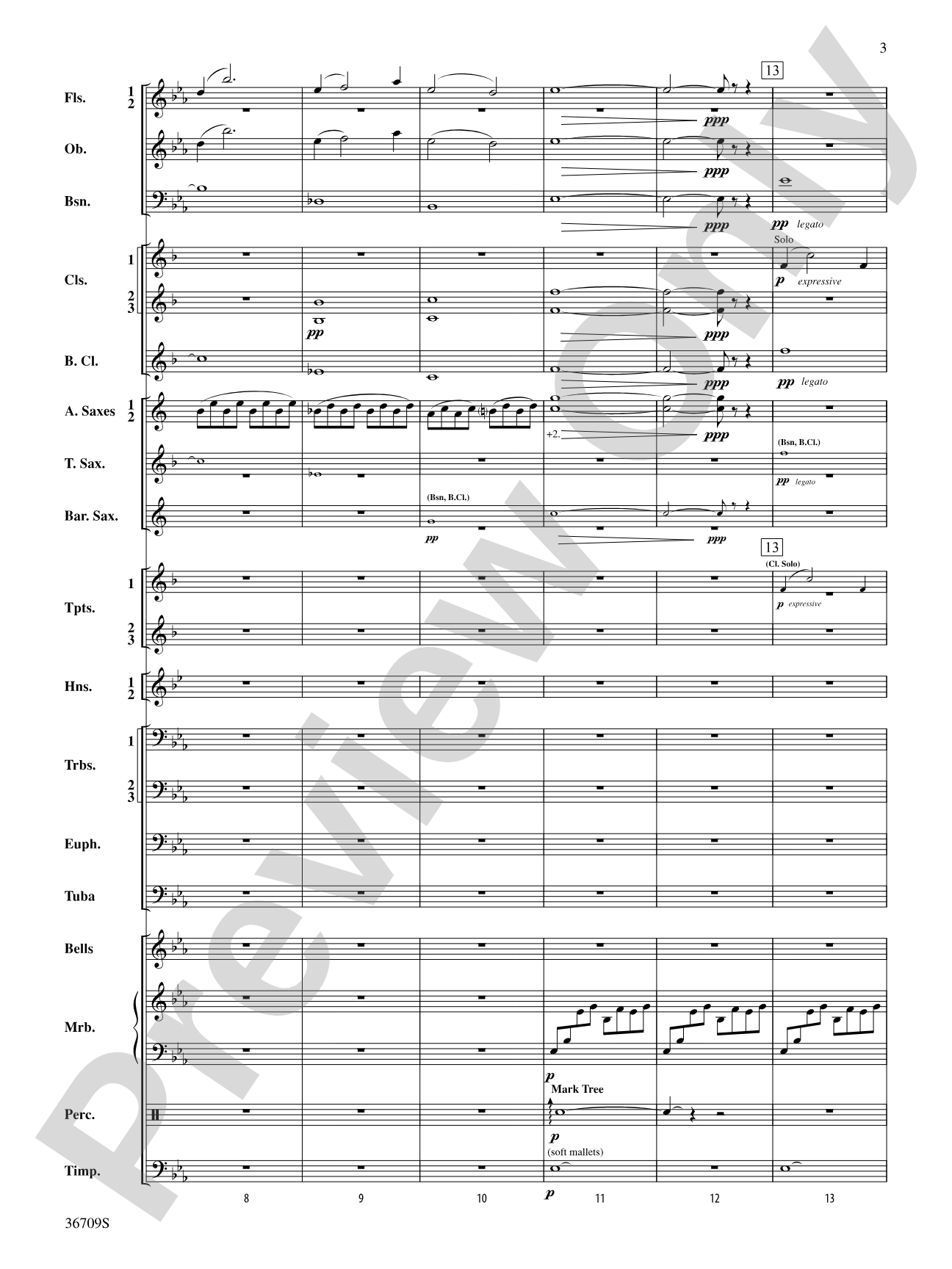 The Light Shines in the Darkness: Concert Band Conductor Score & Parts