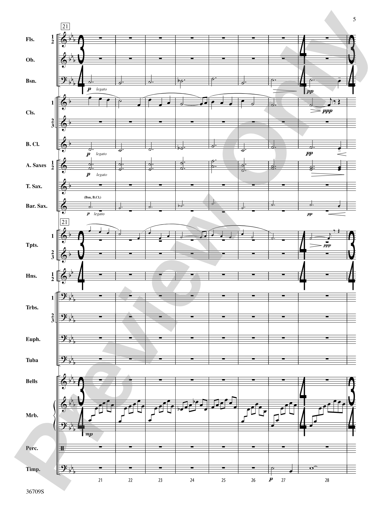 The Light Shines in the Darkness: Concert Band Conductor Score & Parts