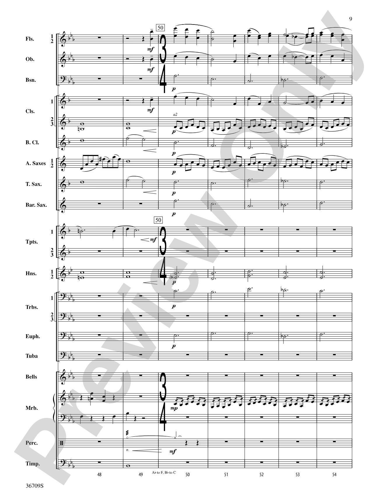 The Light Shines in the Darkness: Concert Band Conductor Score & Parts