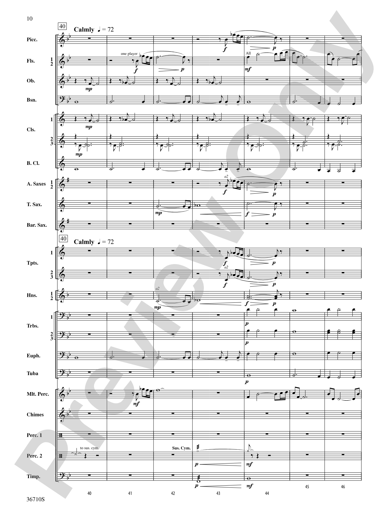 Invocation and Psalm: Concert Band Conductor Score & Parts