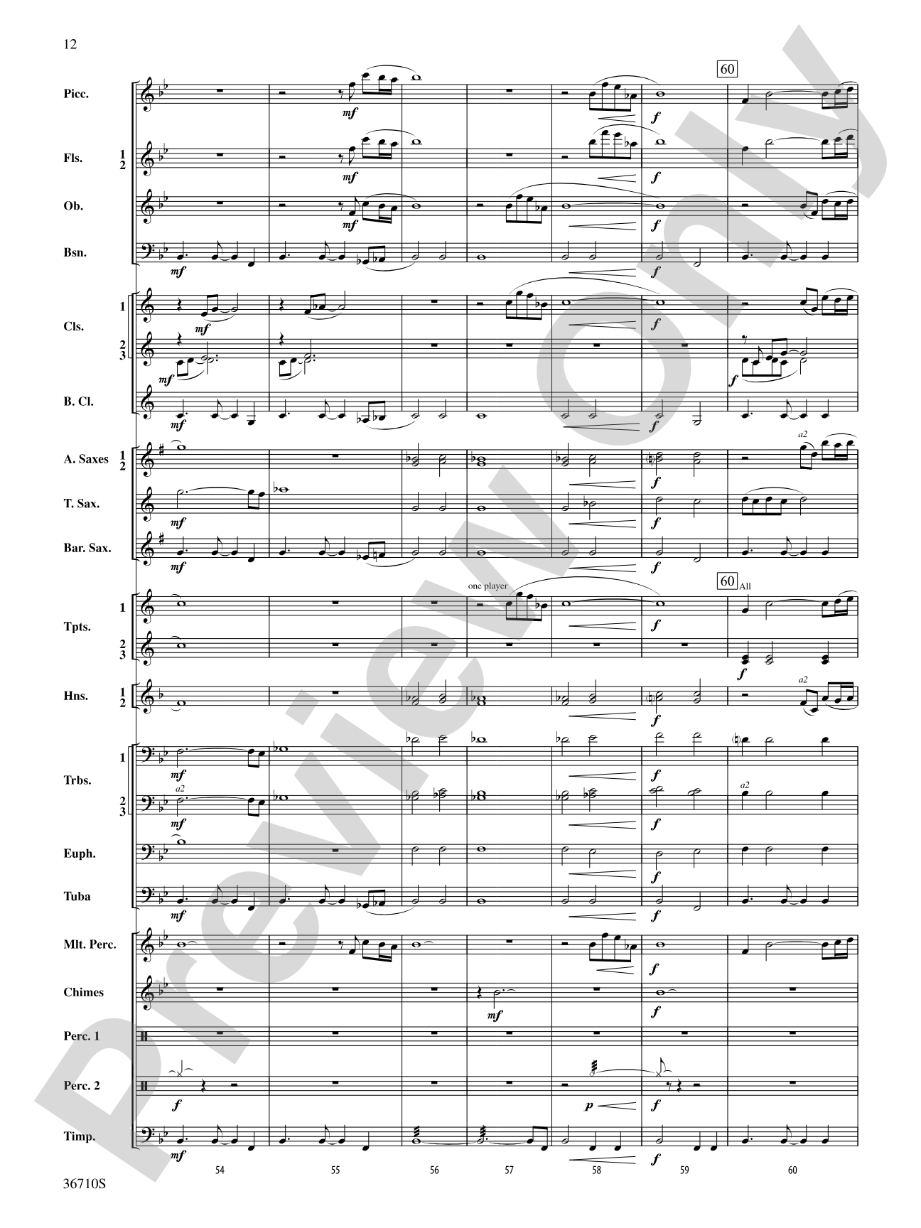 Invocation and Psalm: Concert Band Conductor Score & Parts