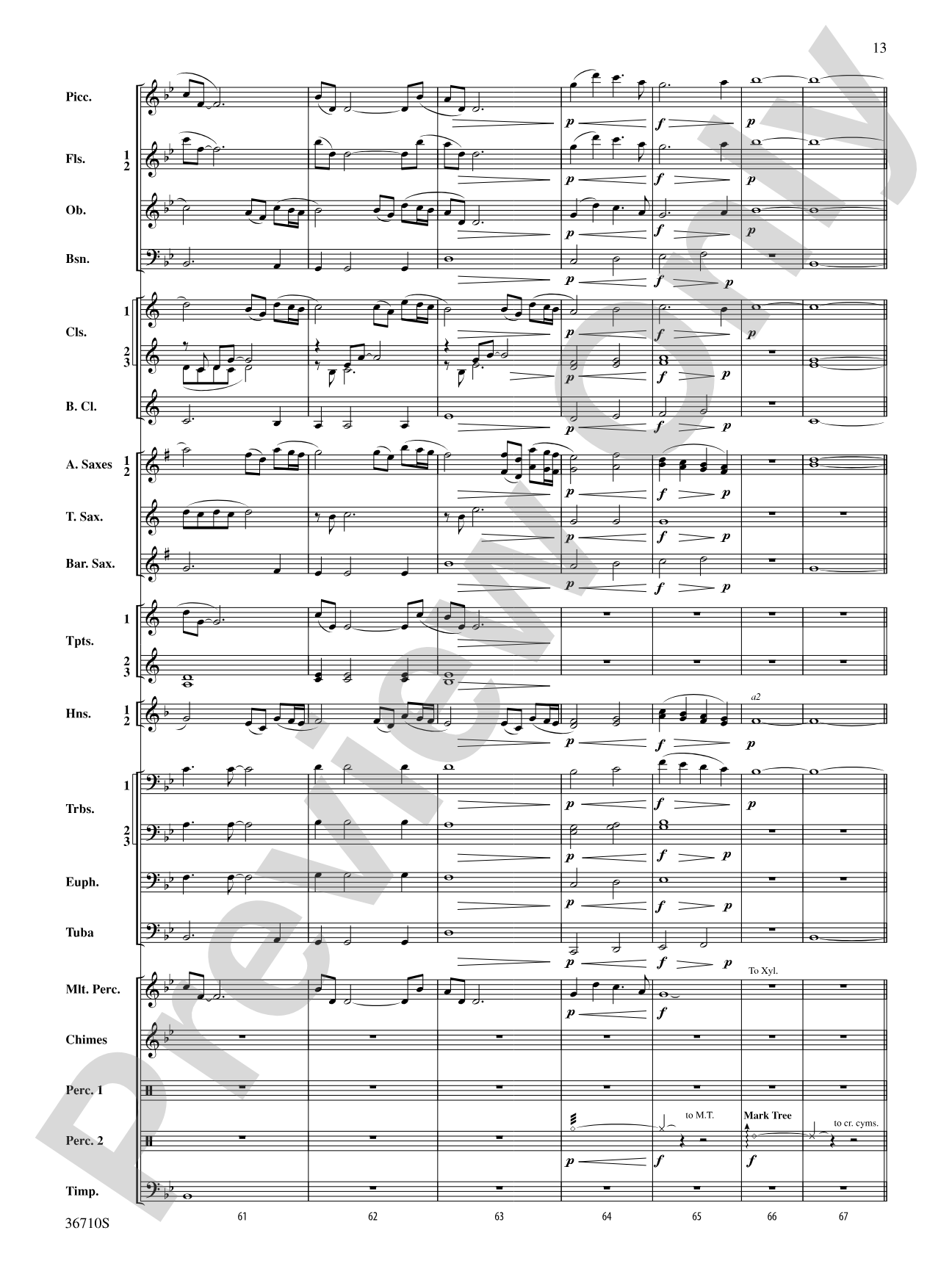Invocation and Psalm: Concert Band Conductor Score & Parts