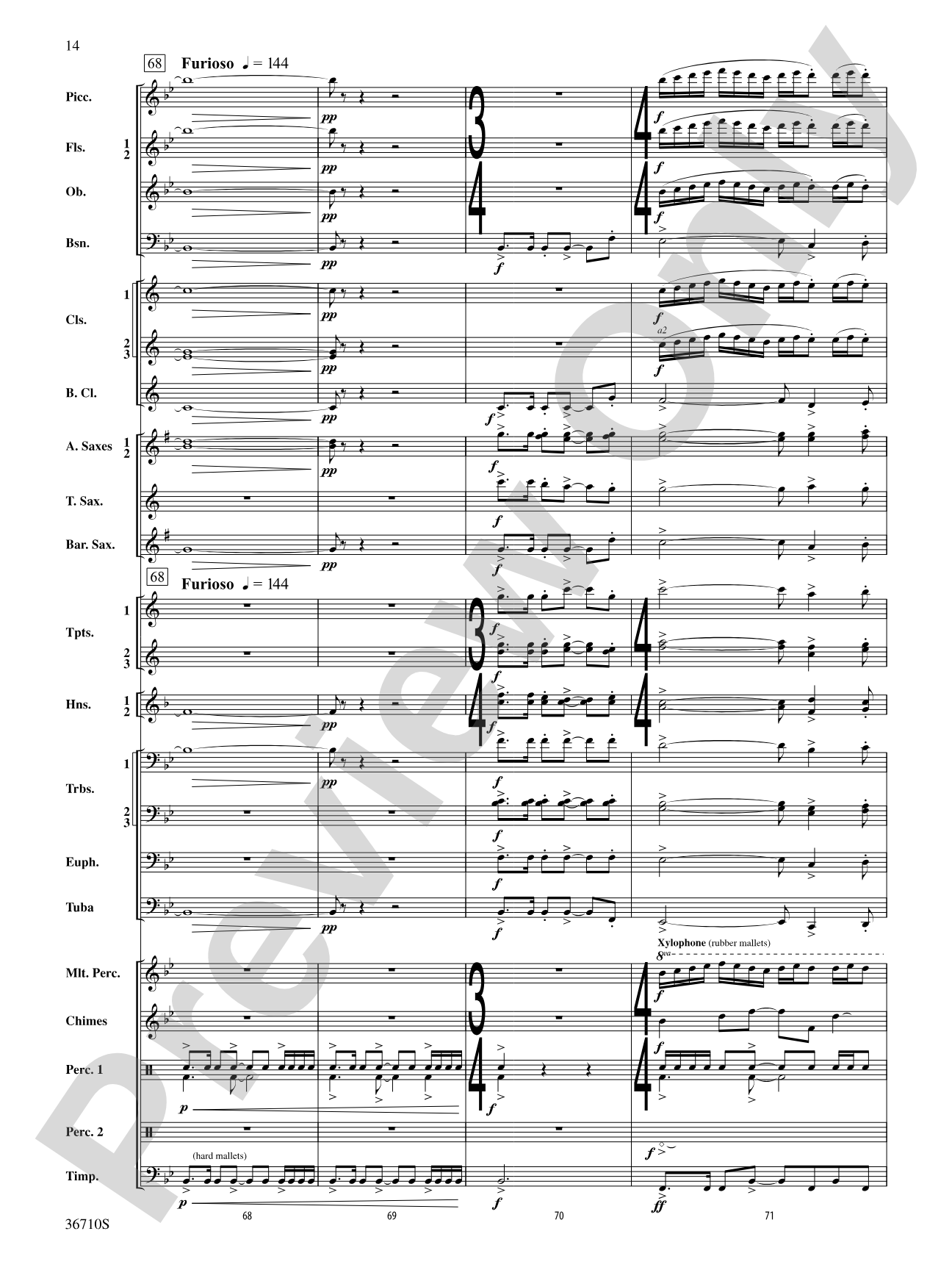 Invocation and Psalm: Concert Band Conductor Score & Parts