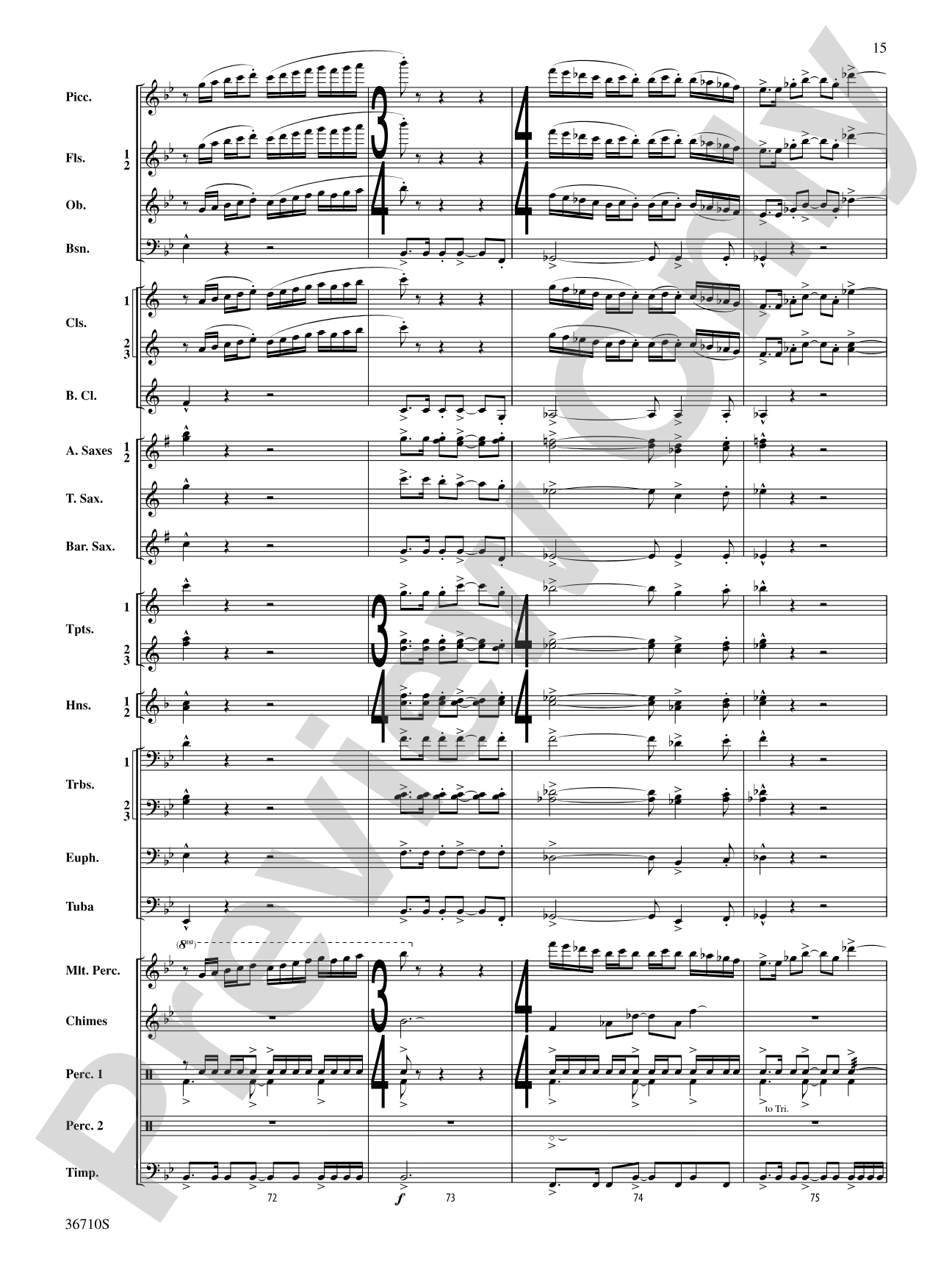Invocation and Psalm: Concert Band Conductor Score & Parts