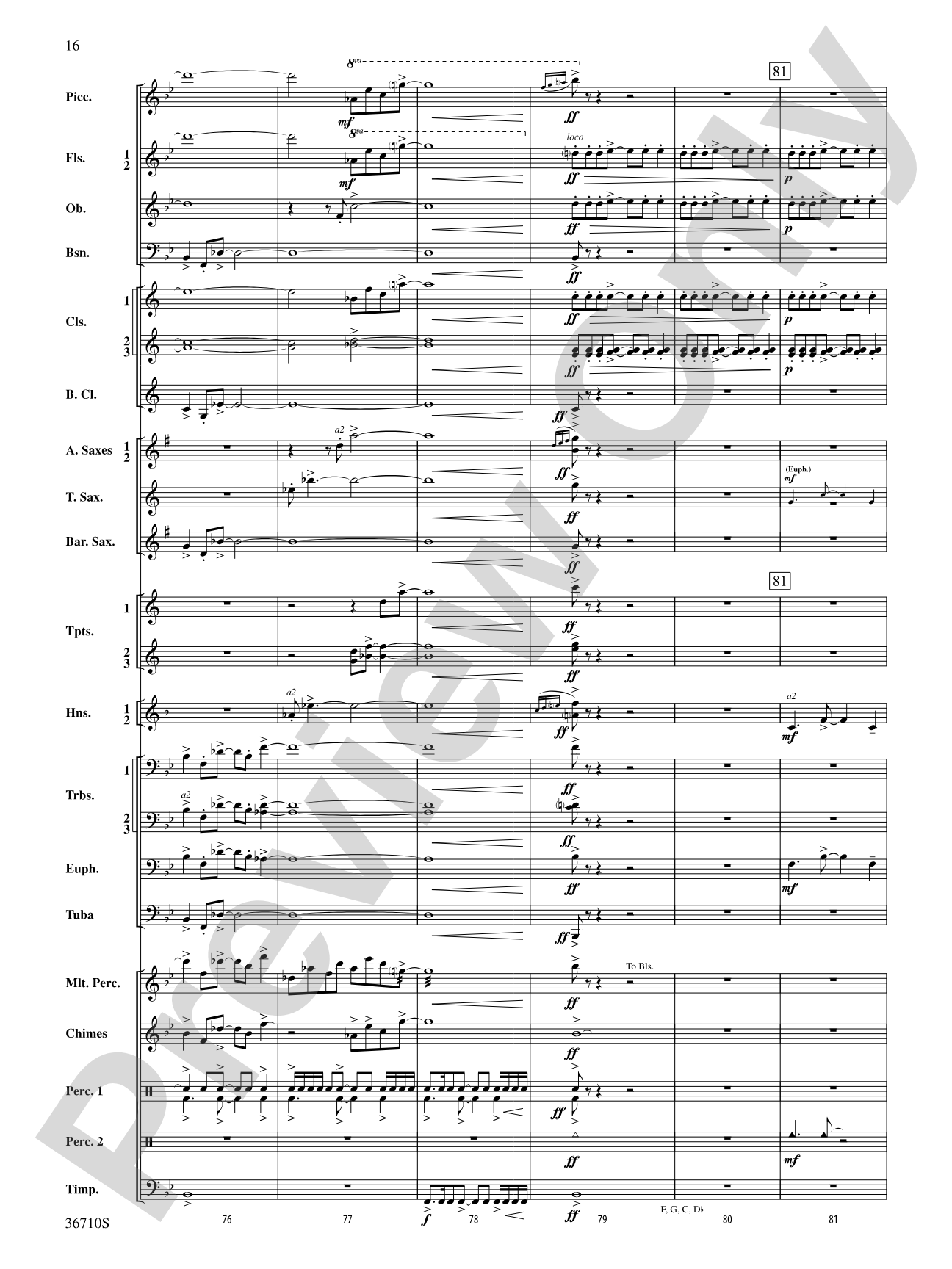 Invocation and Psalm: Concert Band Conductor Score & Parts