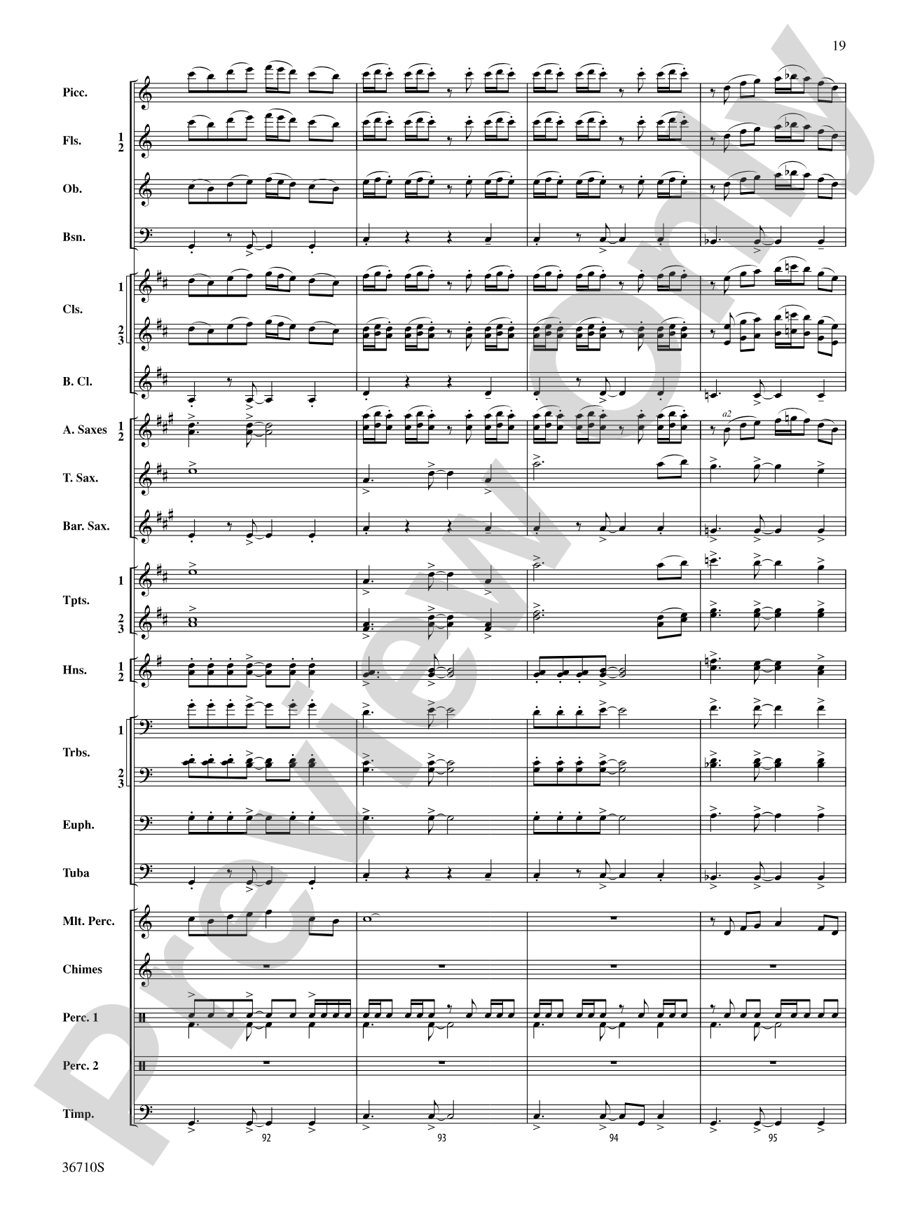 Invocation and Psalm: Concert Band Conductor Score & Parts