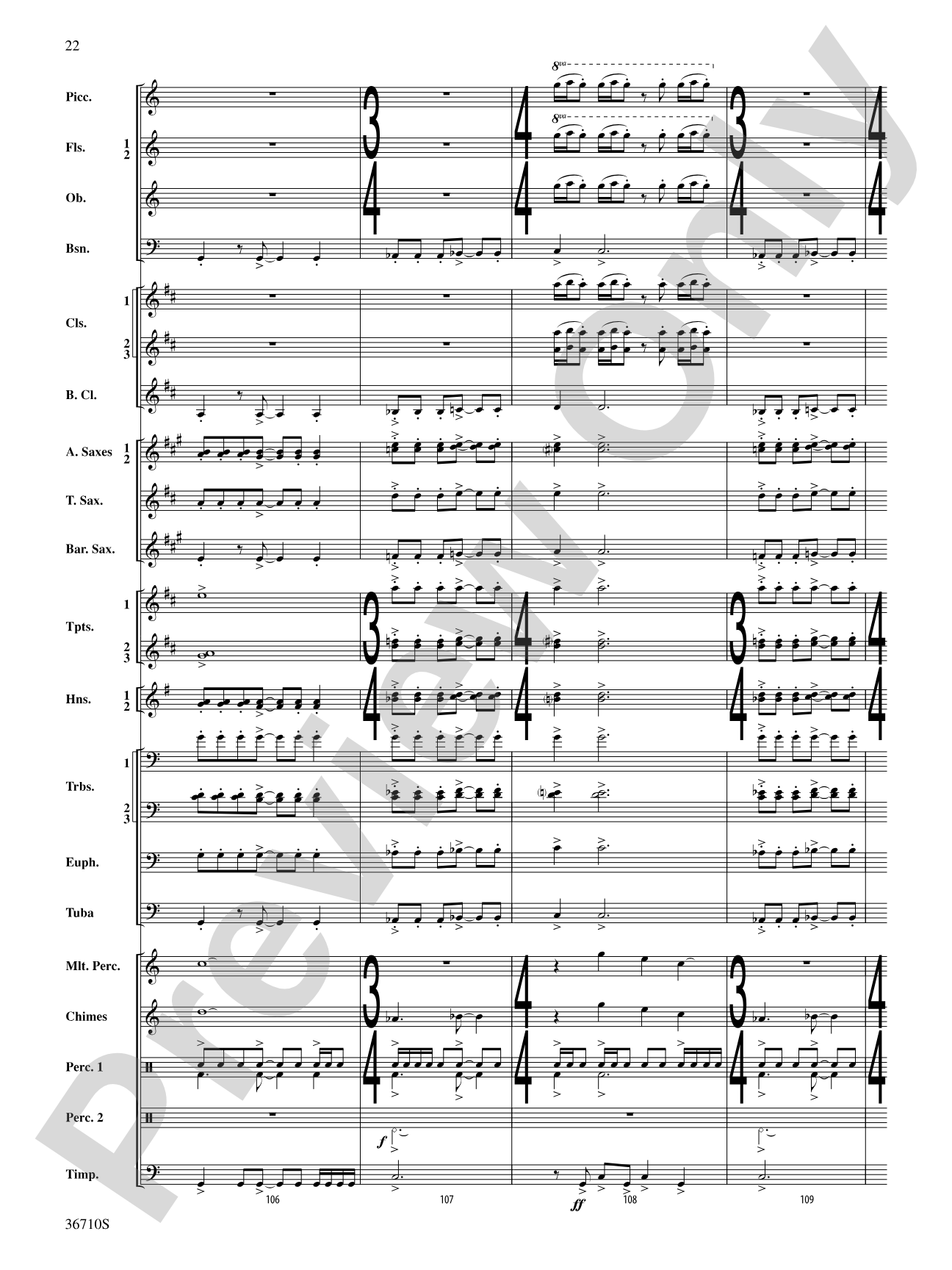 Invocation and Psalm: Concert Band Conductor Score & Parts