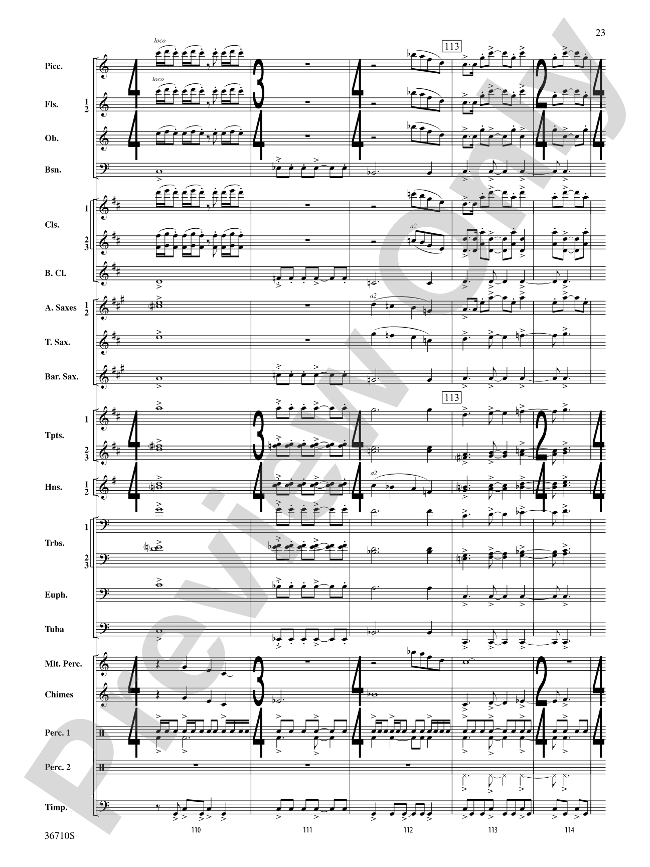 Invocation and Psalm: Concert Band Conductor Score & Parts