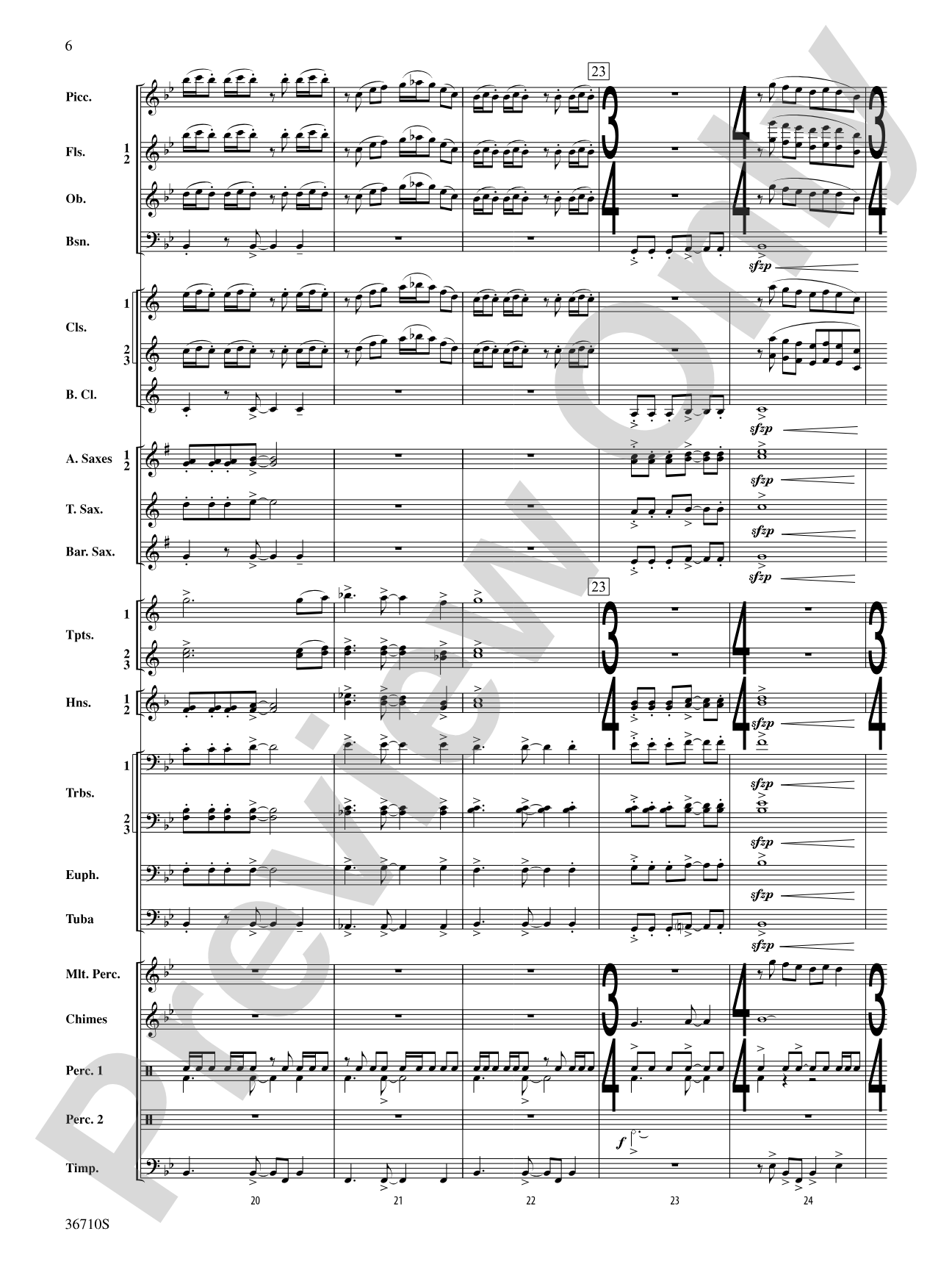 Invocation and Psalm: Concert Band Conductor Score & Parts