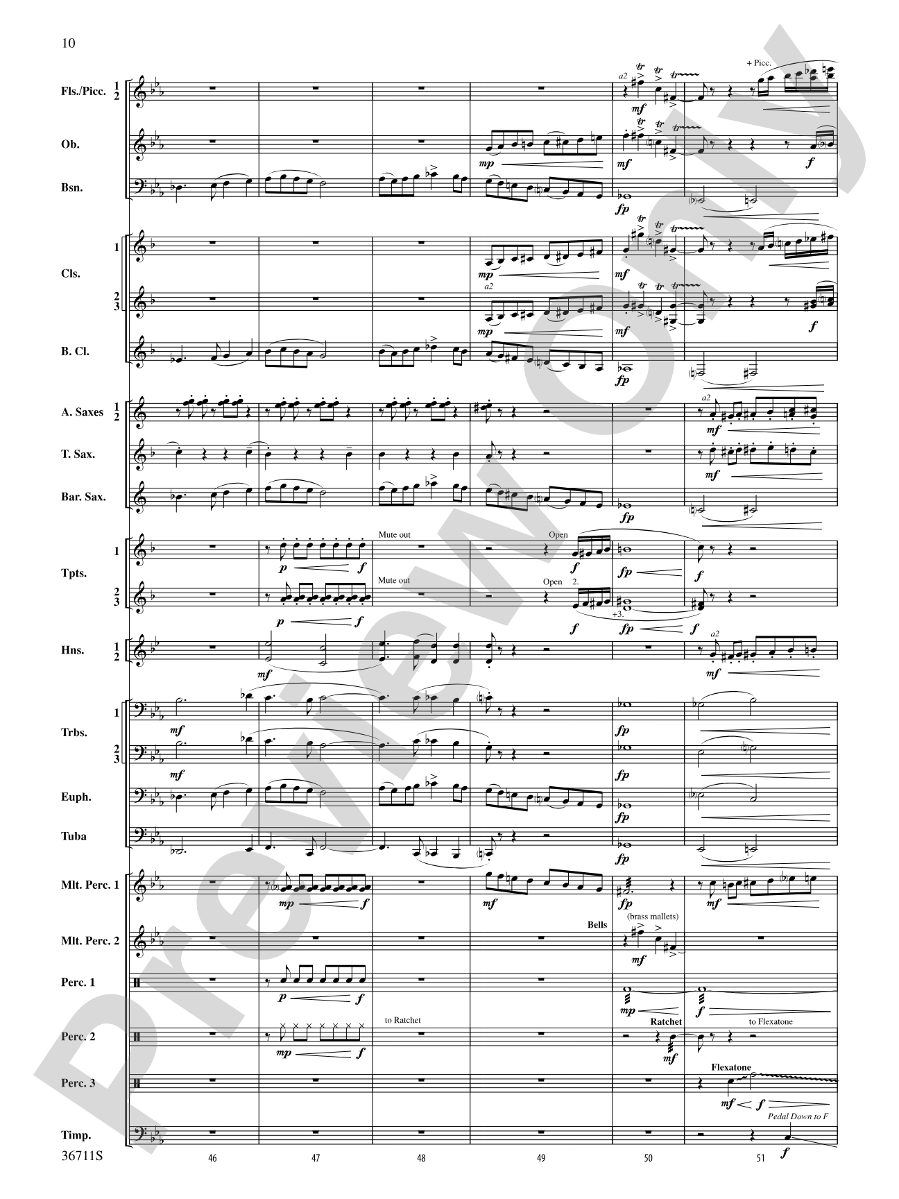 The Unexpected Journey: Concert Band Conductor Score & Parts