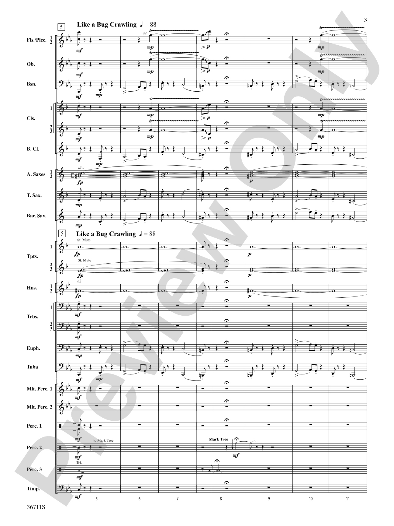 The Unexpected Journey: Concert Band Conductor Score & Parts