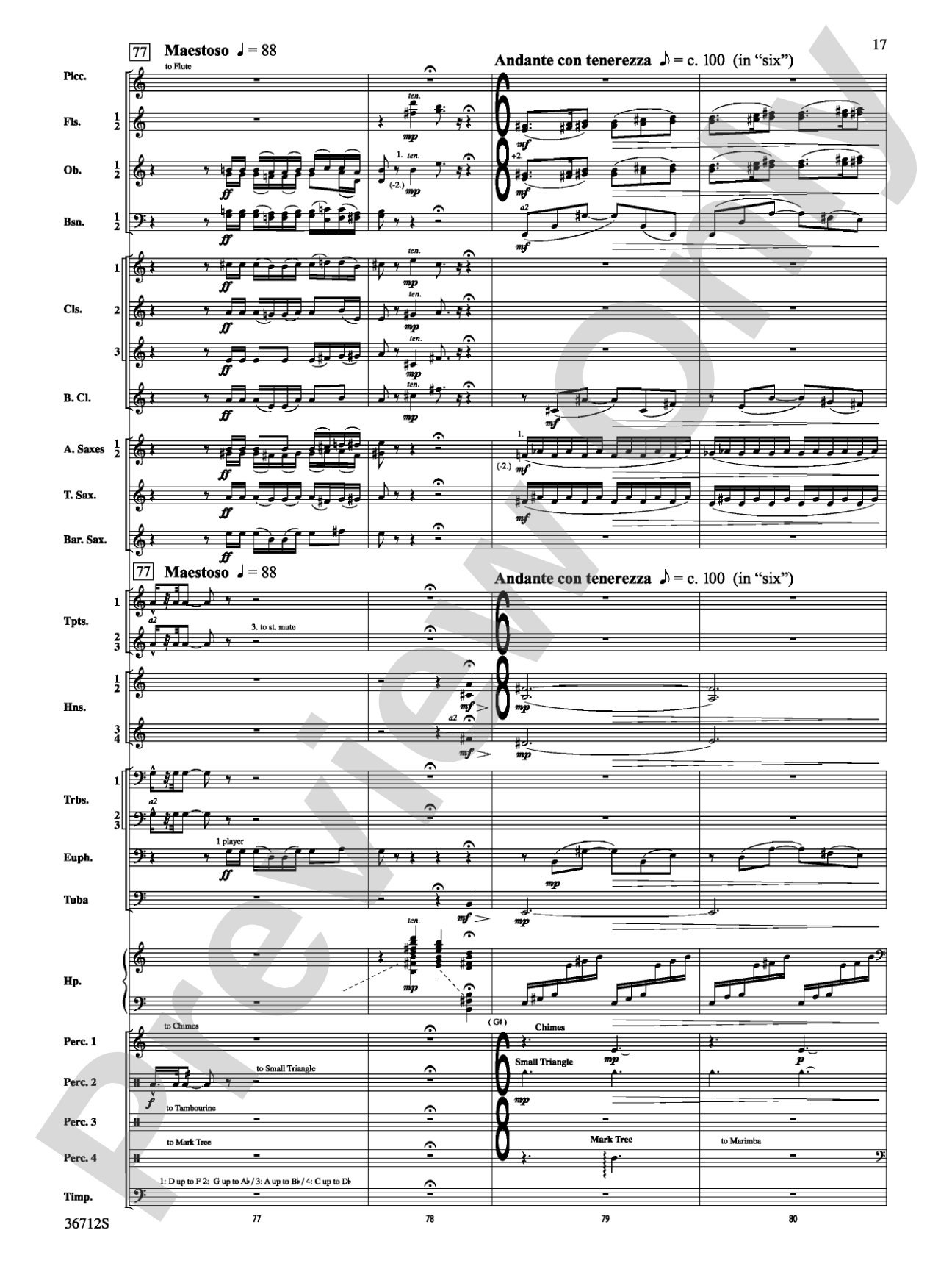 Gloria: Concert Band Conductor Score & Parts