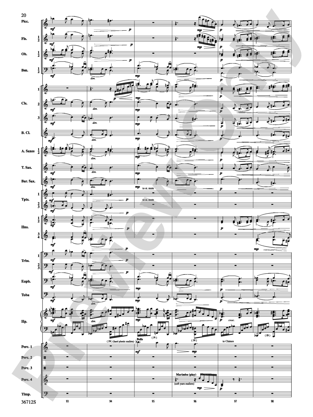 Gloria: Concert Band Conductor Score & Parts
