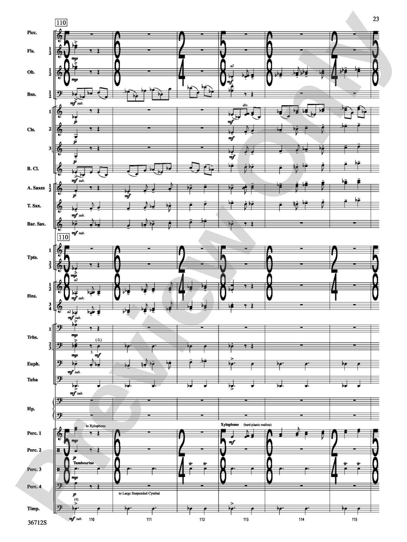 Gloria: Concert Band Conductor Score & Parts