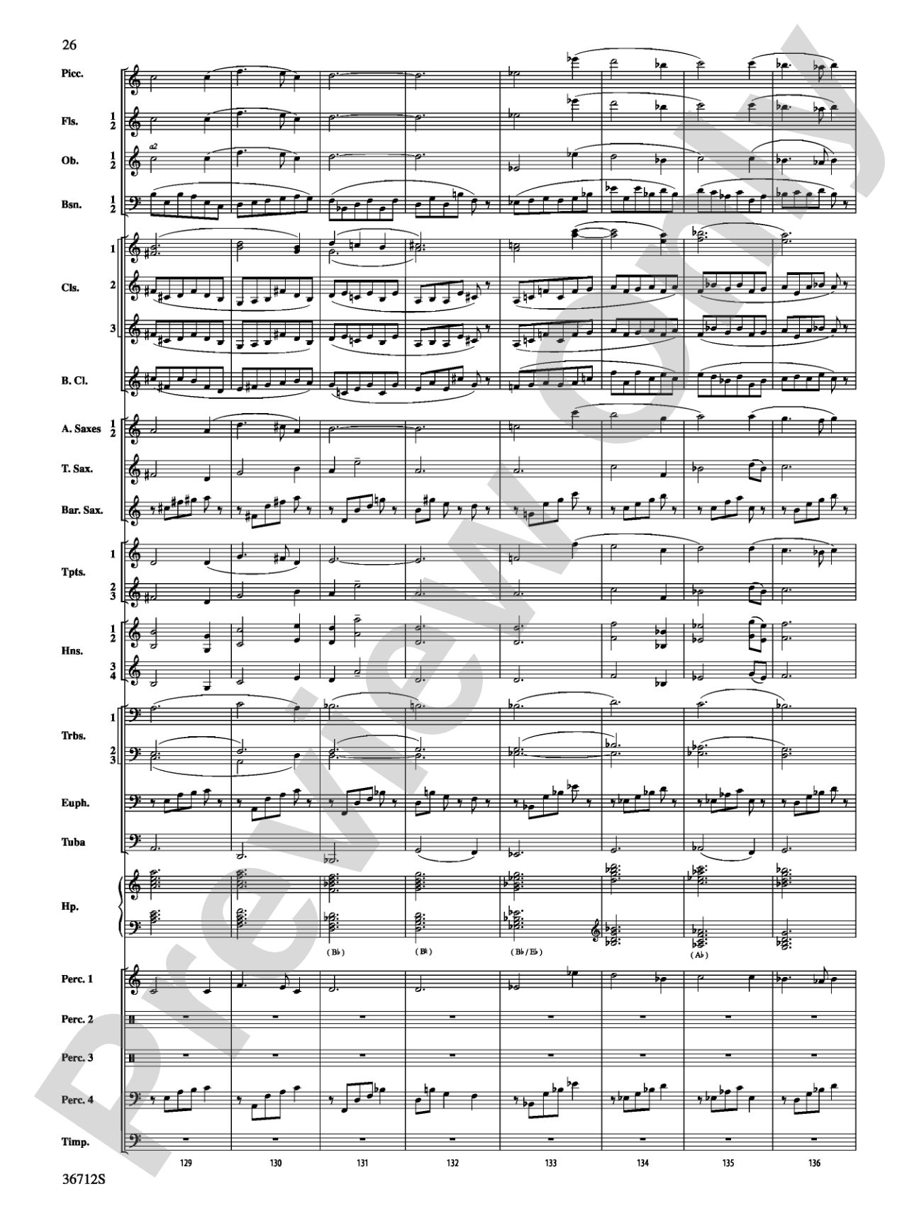 Gloria: Concert Band Conductor Score & Parts