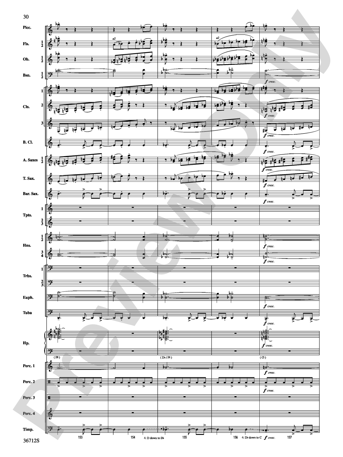 Gloria: Concert Band Conductor Score & Parts