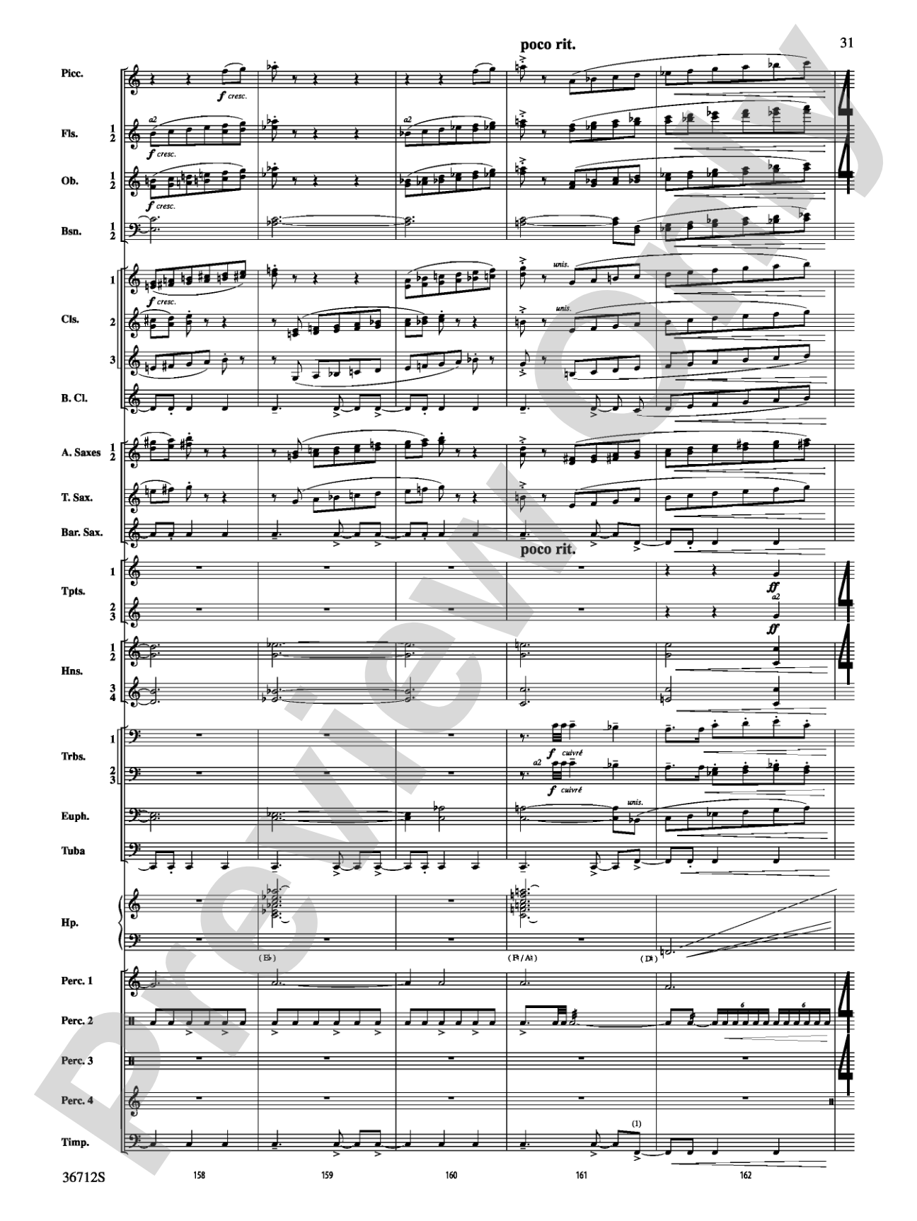 Gloria: Concert Band Conductor Score & Parts