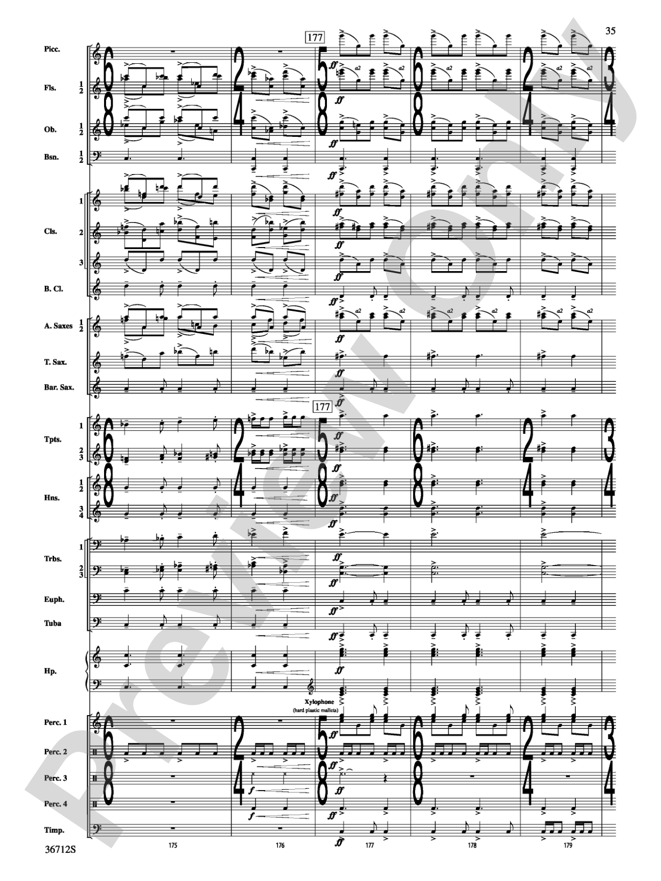 Gloria: Concert Band Conductor Score & Parts