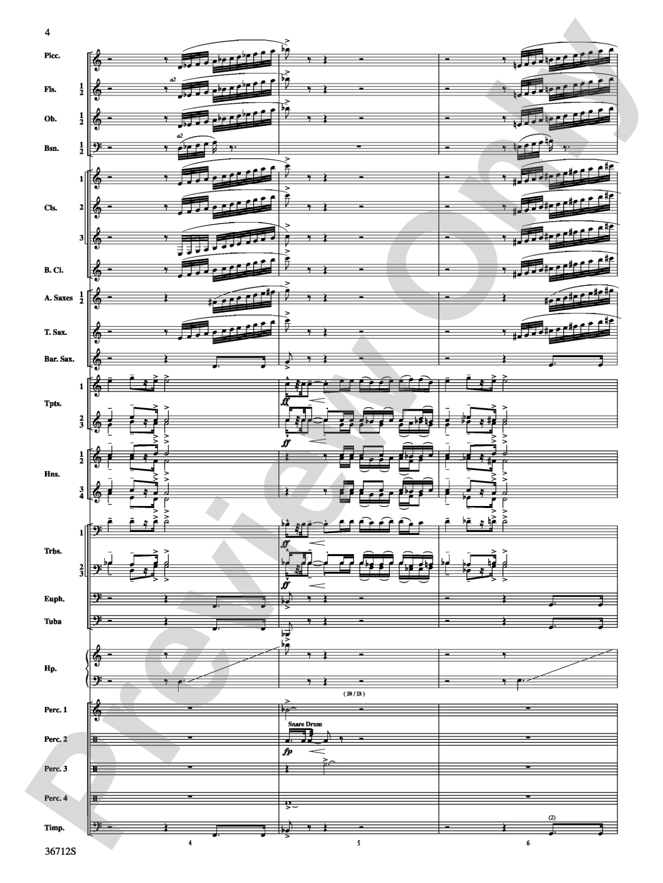 Gloria: Concert Band Conductor Score & Parts