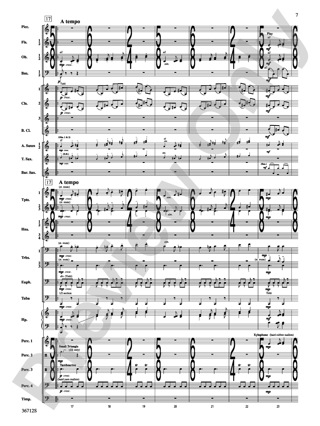 Gloria: Concert Band Conductor Score & Parts