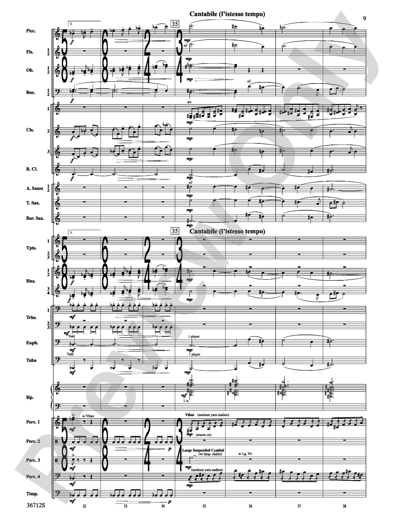 Gloria: Concert Band Conductor Score & Parts