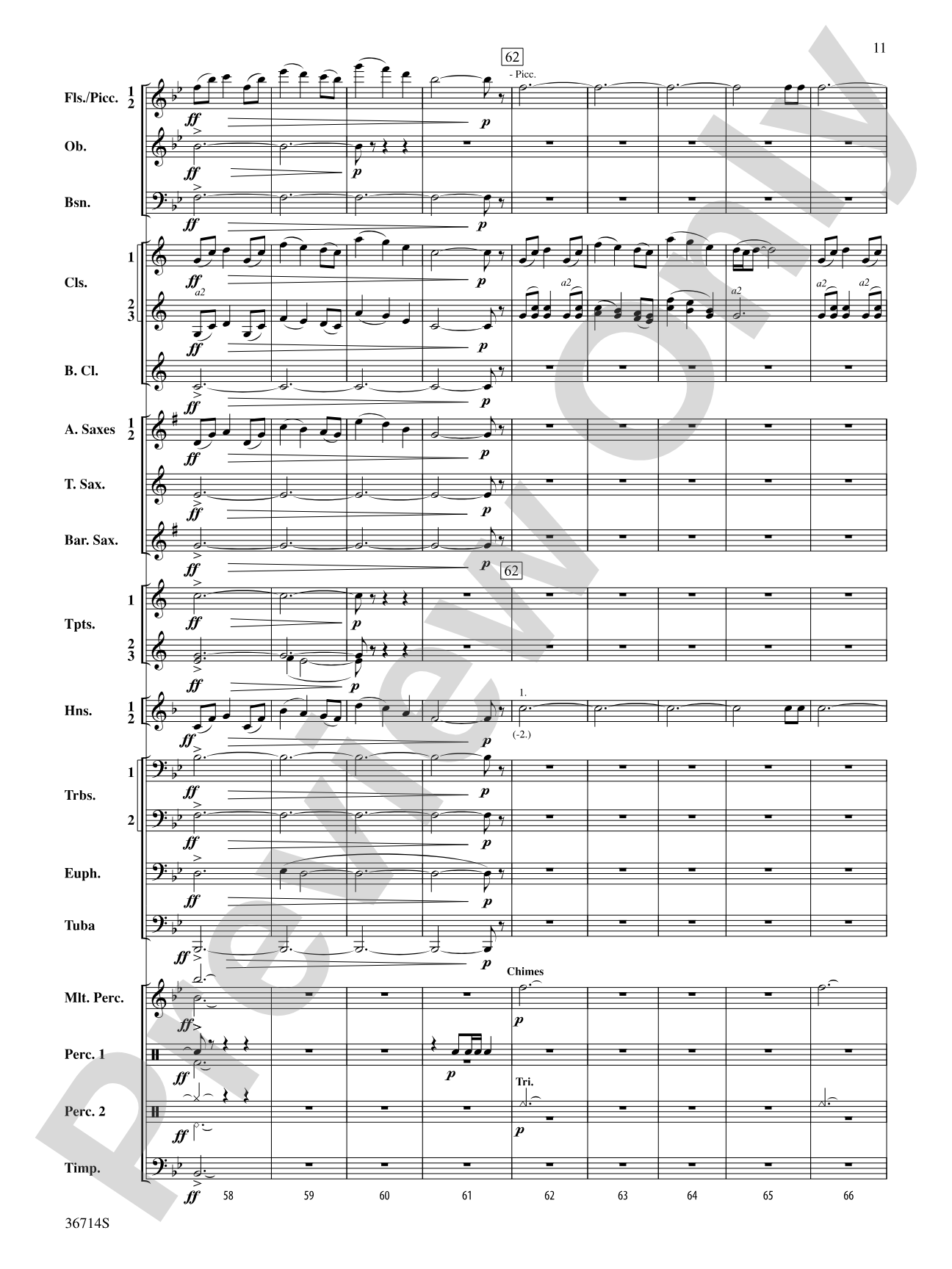 Proclamations: Concert Band Conductor Score & Parts