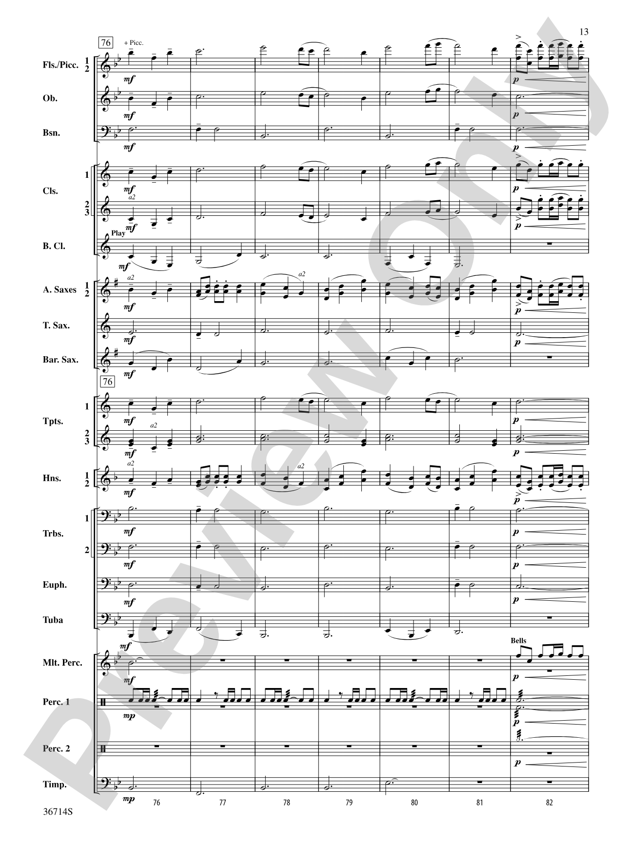 Proclamations: Concert Band Conductor Score & Parts