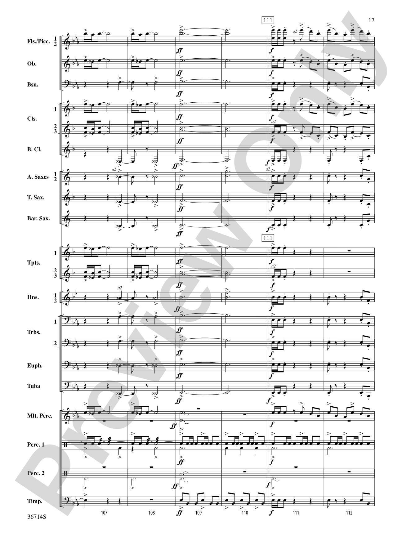 Proclamations: Concert Band Conductor Score & Parts