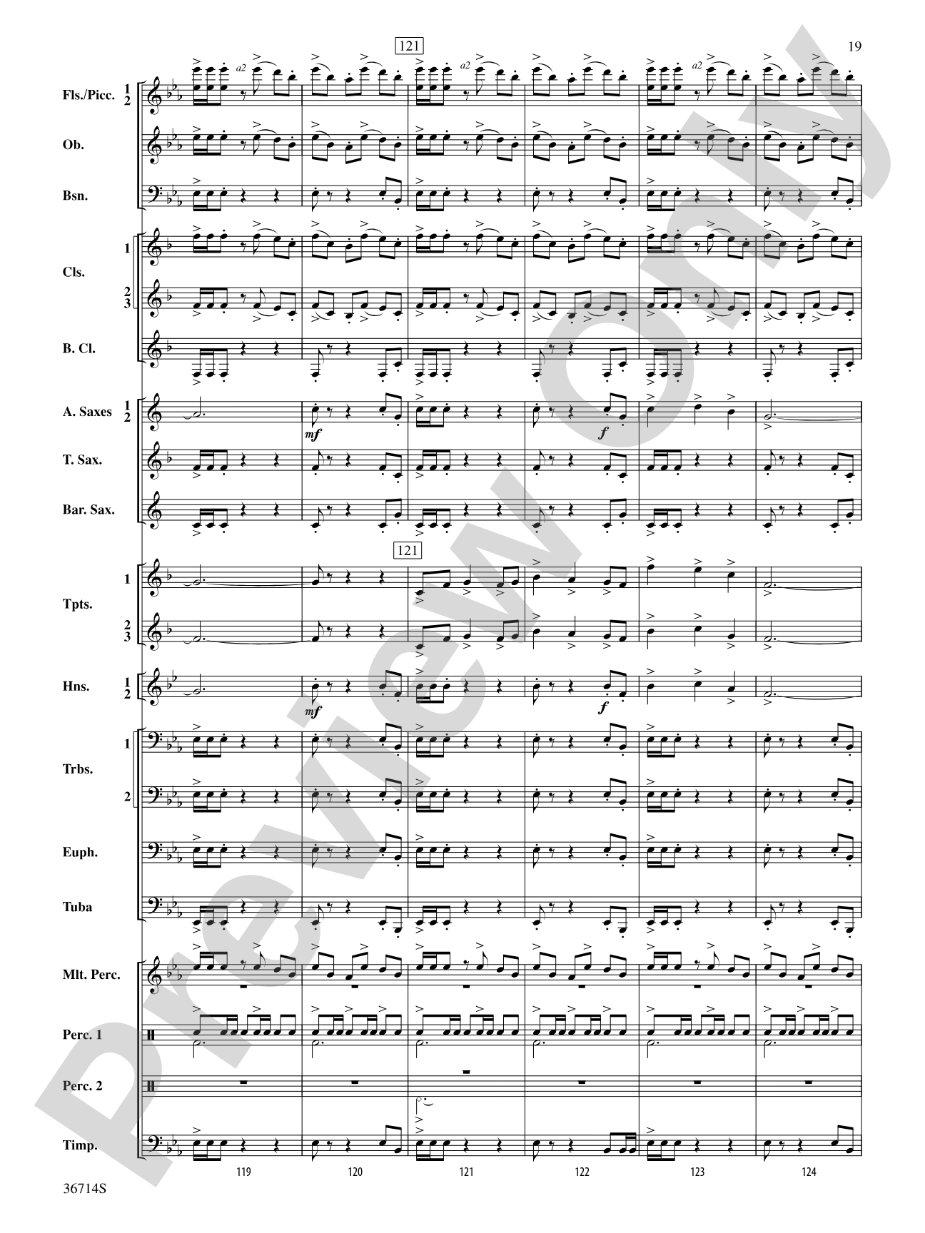 Proclamations: Concert Band Conductor Score & Parts