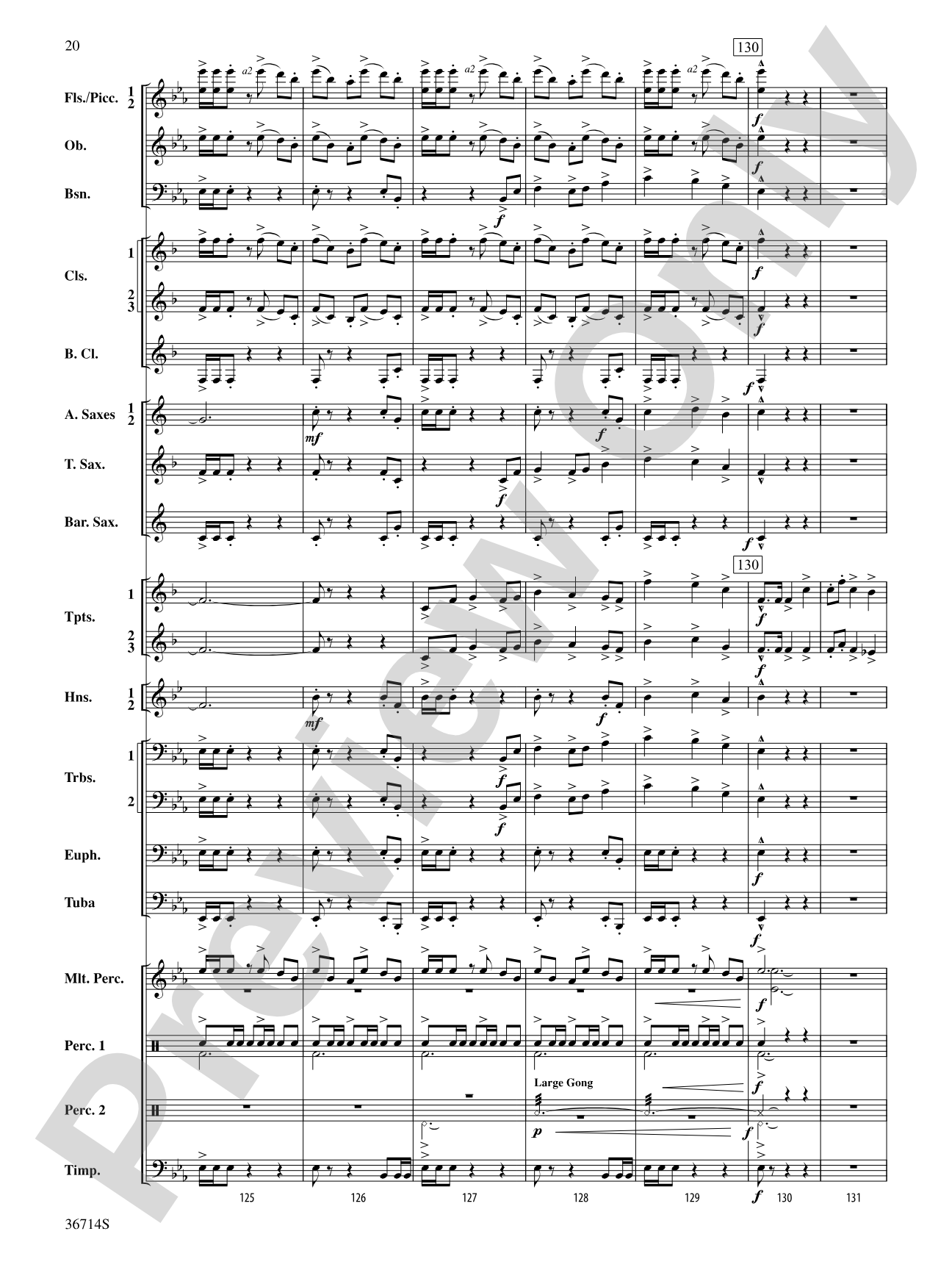 Proclamations: Concert Band Conductor Score & Parts