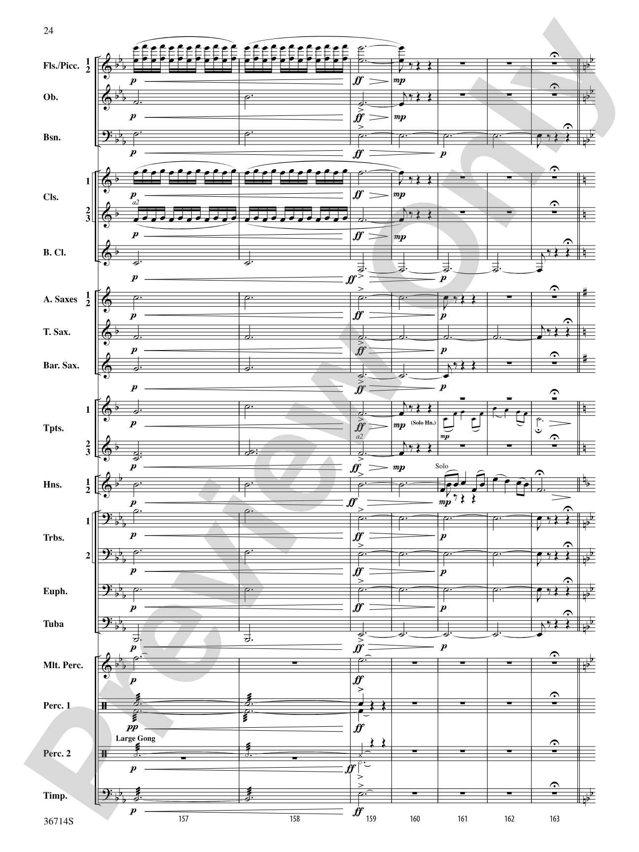 Proclamations: Concert Band Conductor Score & Parts