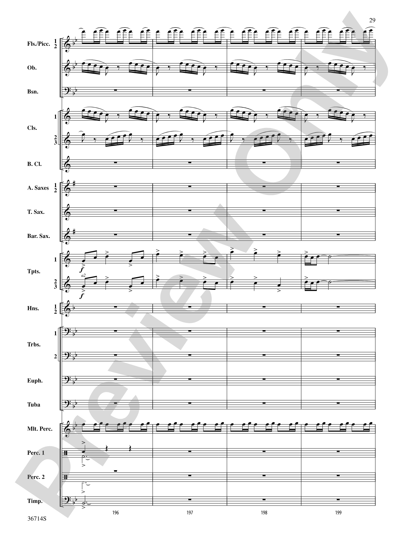 Proclamations: Concert Band Conductor Score & Parts