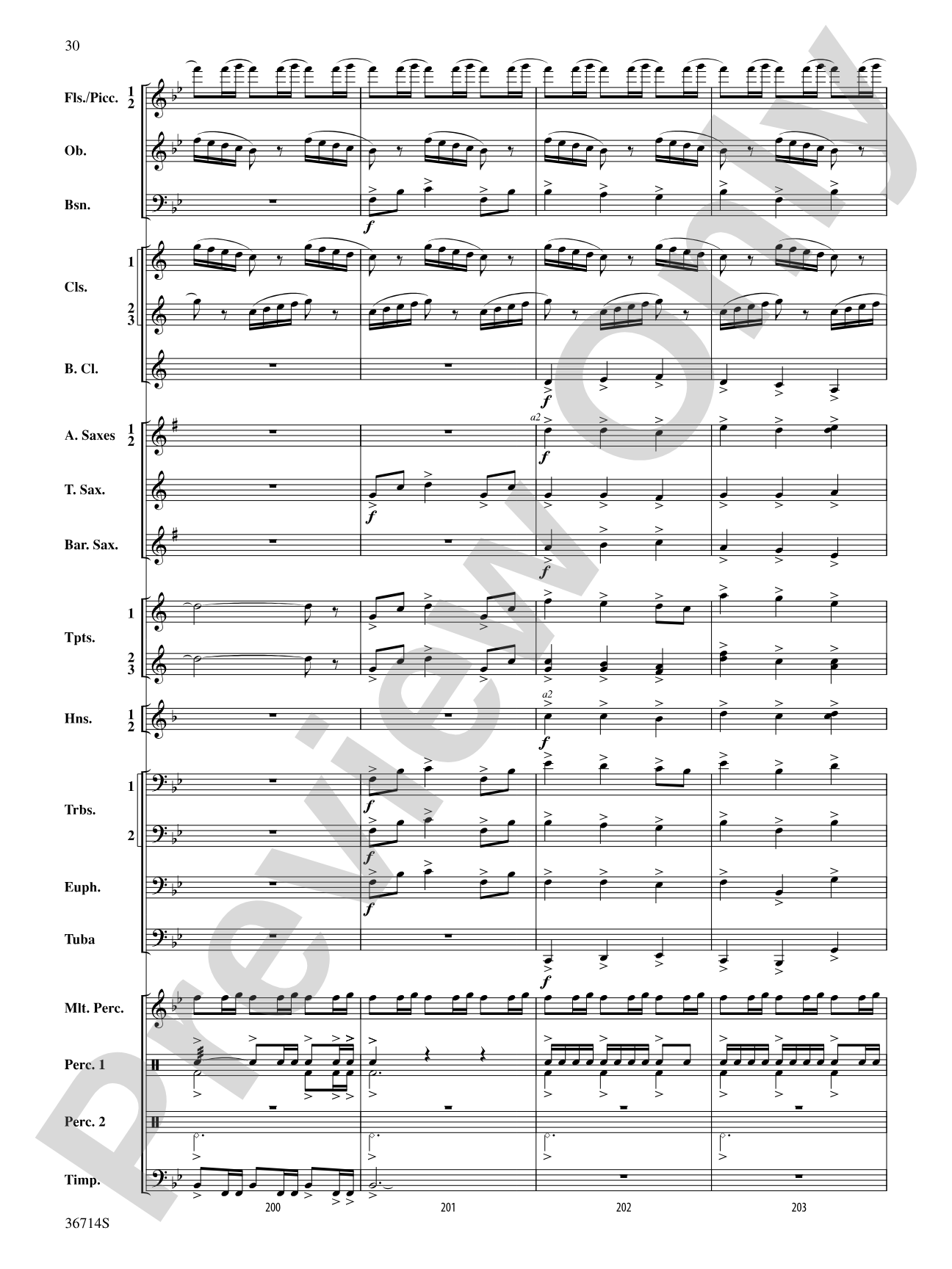 Proclamations: Concert Band Conductor Score & Parts