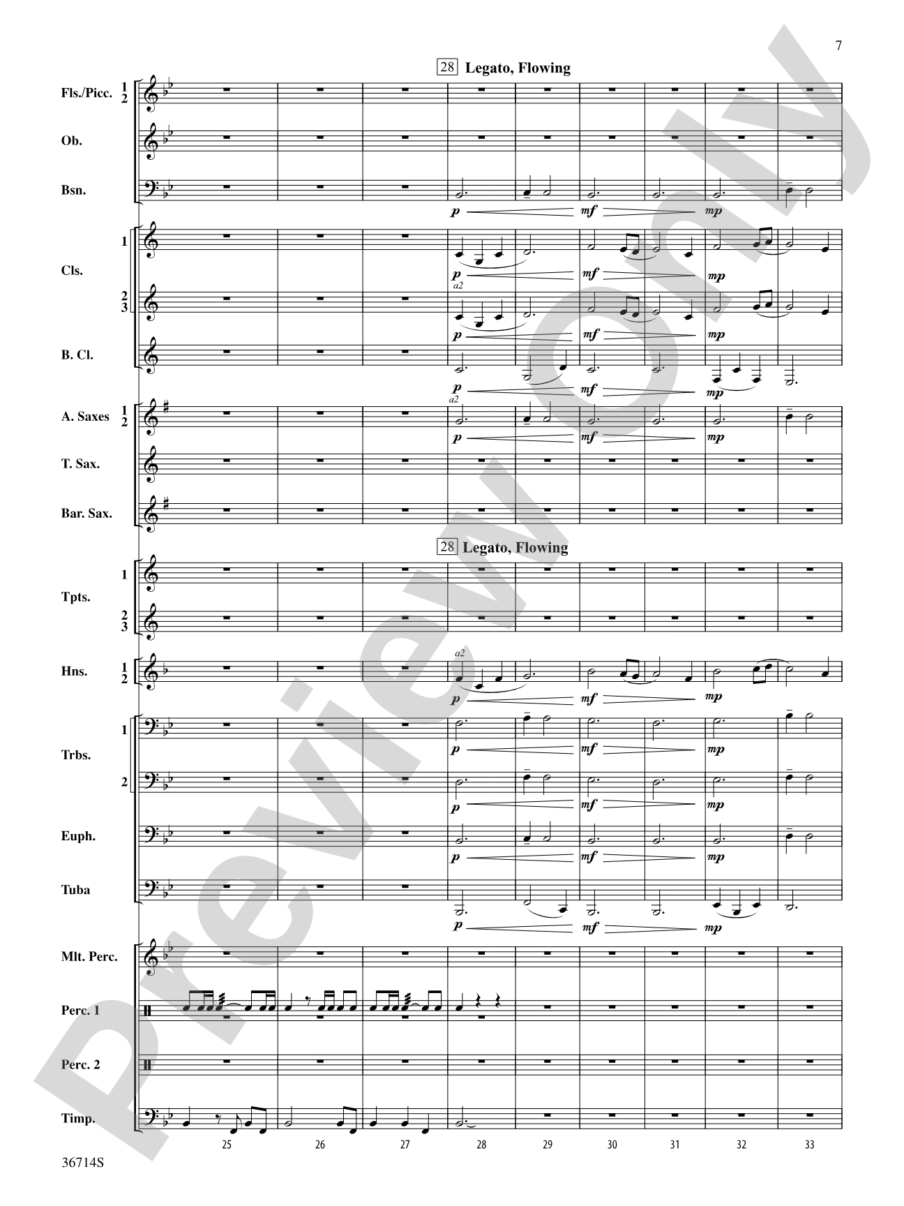 Proclamations: Concert Band Conductor Score & Parts
