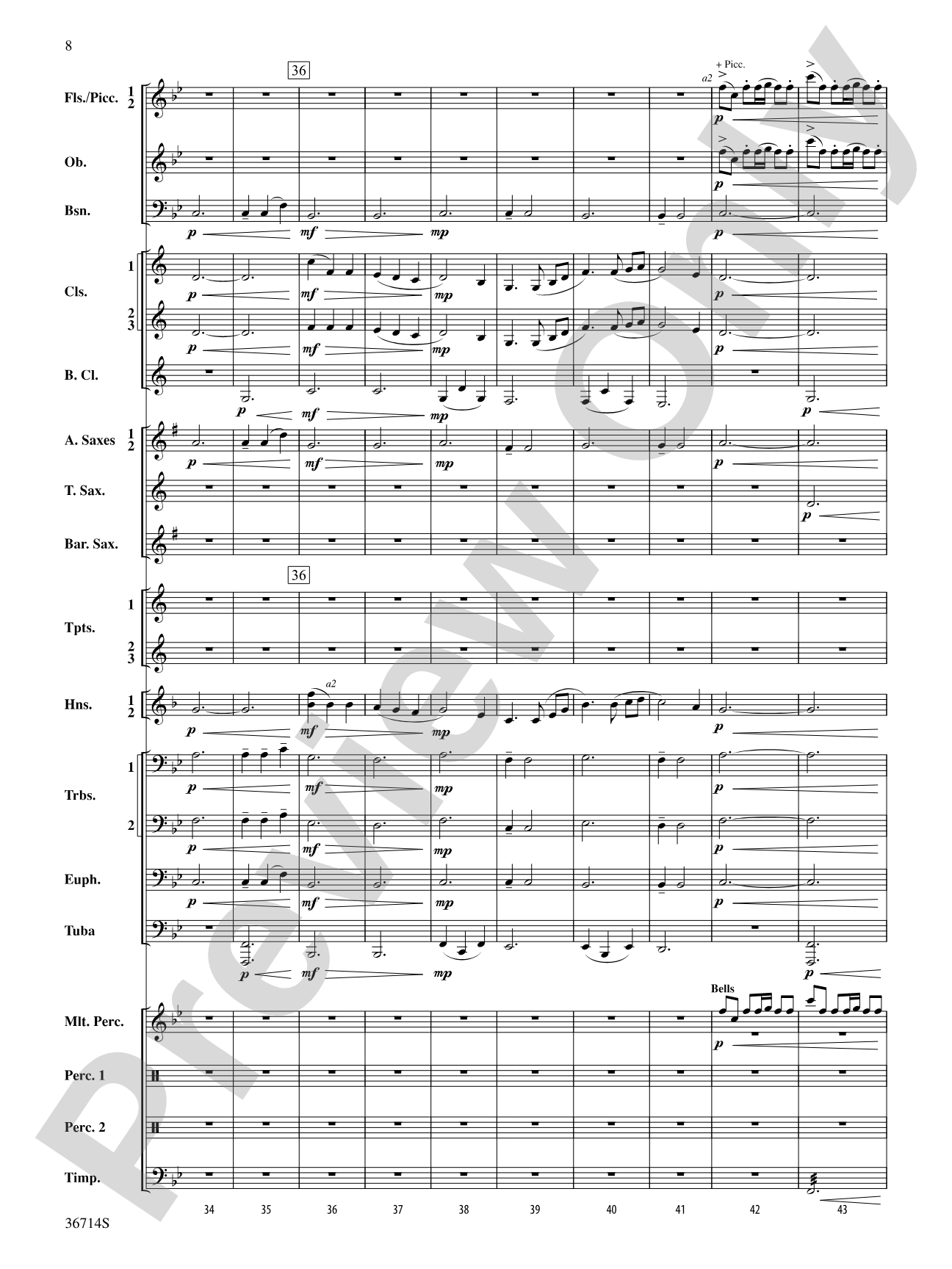 Proclamations: Concert Band Conductor Score & Parts