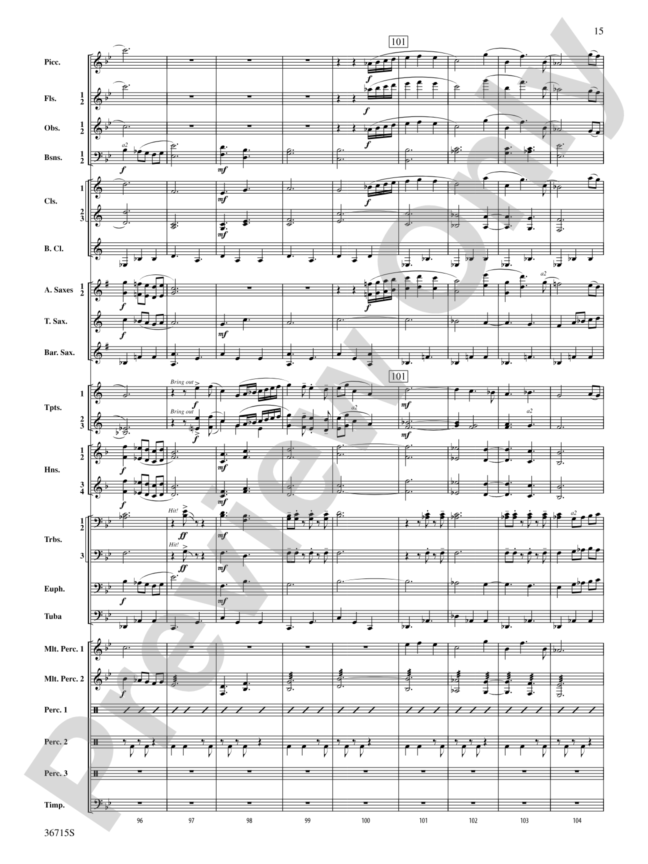 See Rock City: Concert Band Conductor Score & Parts