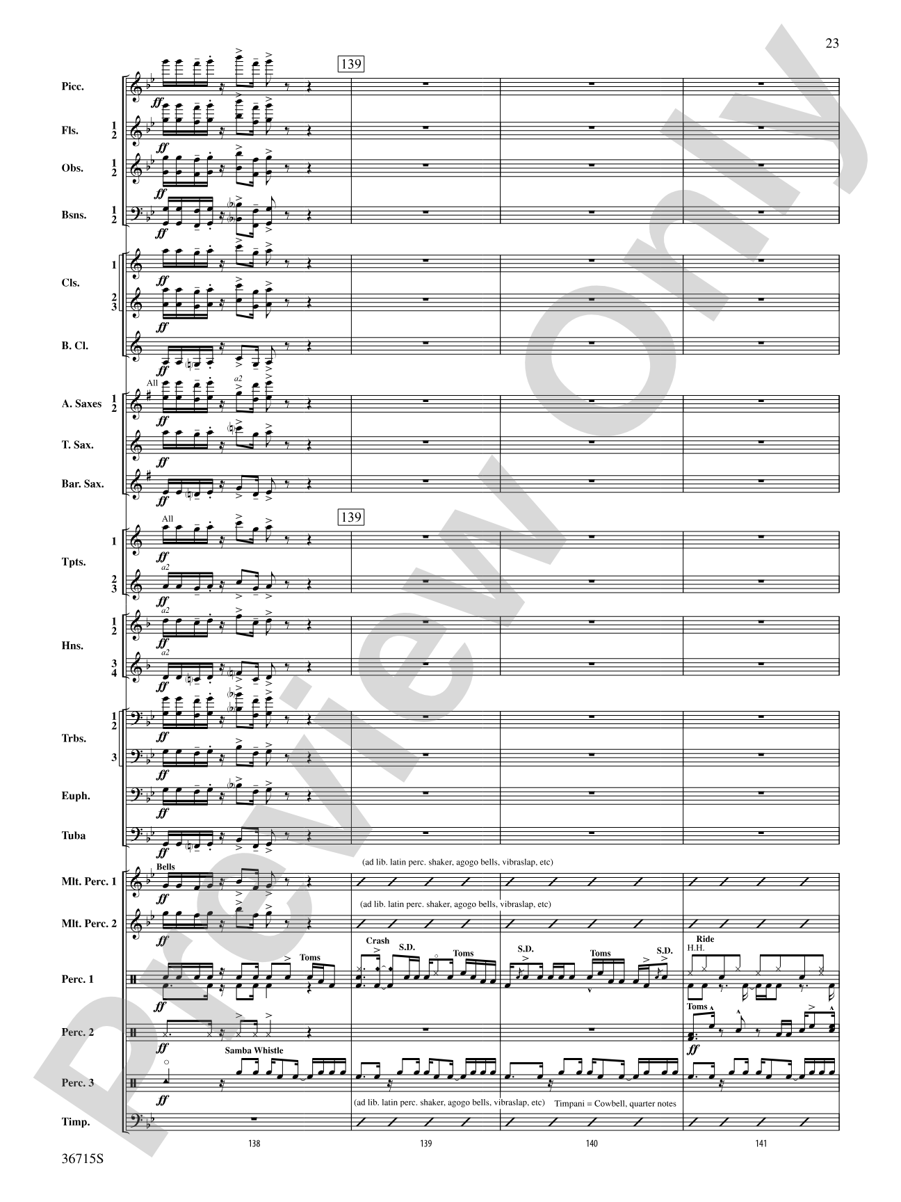 See Rock City: Concert Band Conductor Score & Parts