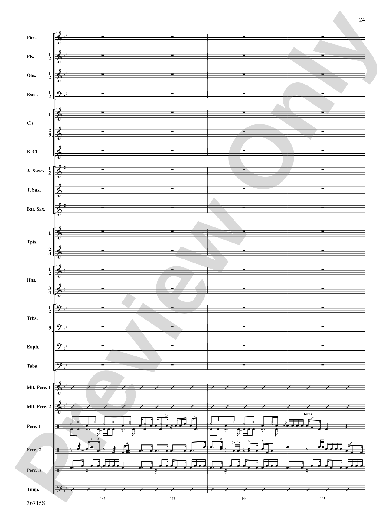 See Rock City: Concert Band Conductor Score & Parts