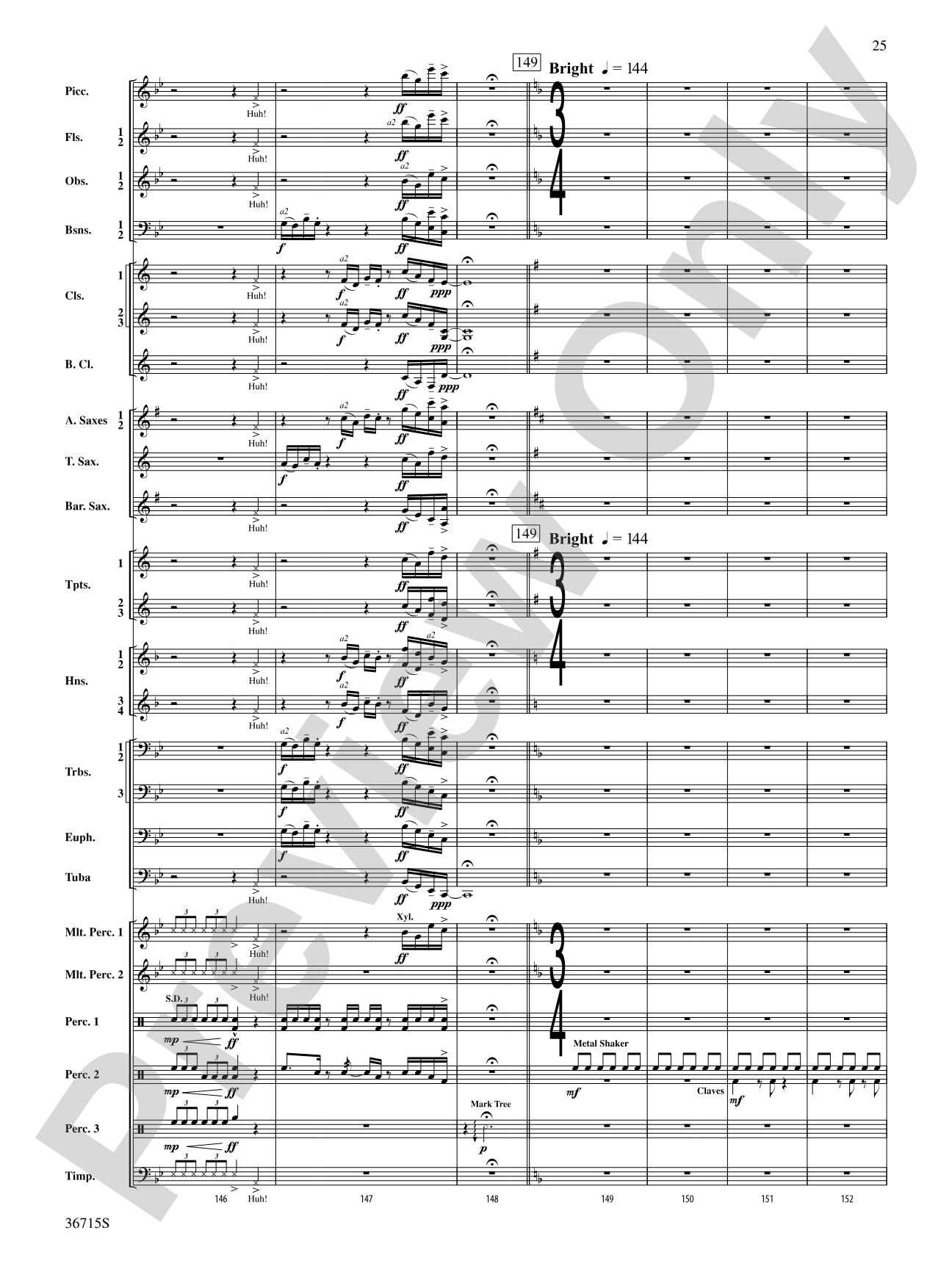 See Rock City: Concert Band Conductor Score & Parts