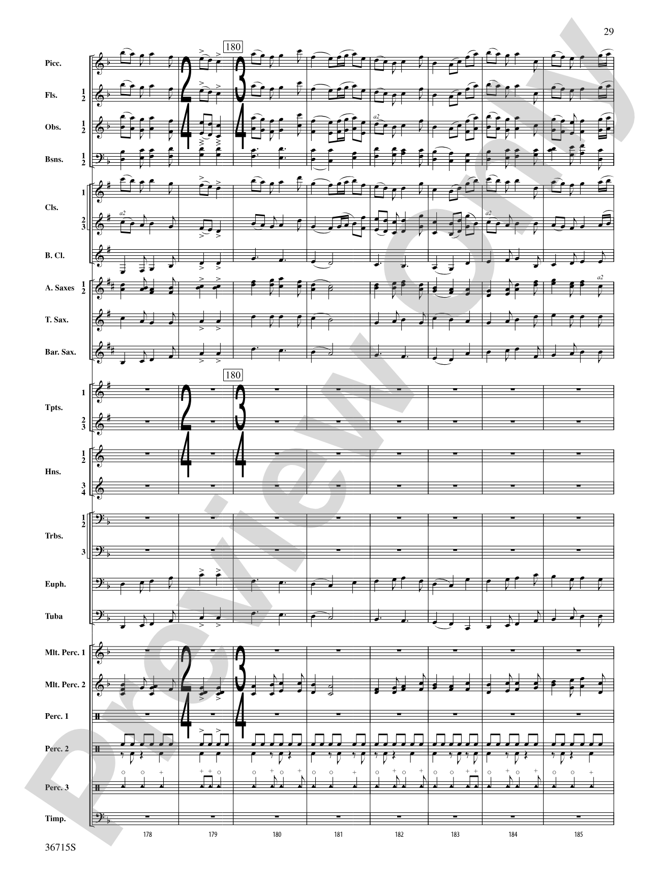 See Rock City: Concert Band Conductor Score & Parts