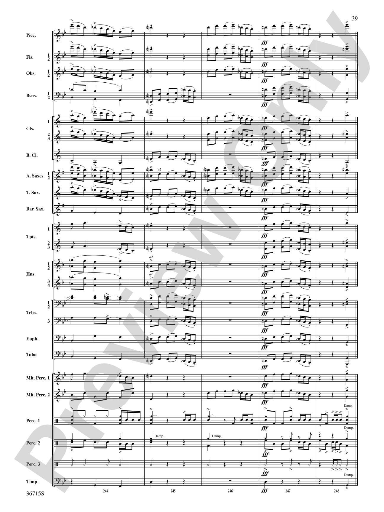 See Rock City: Concert Band Conductor Score & Parts