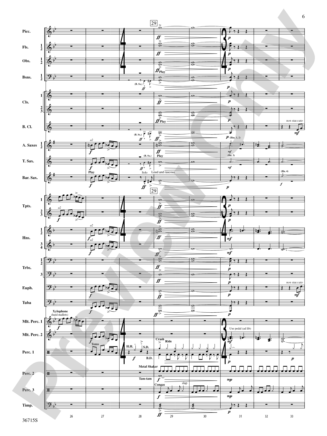 See Rock City: Concert Band Conductor Score & Parts