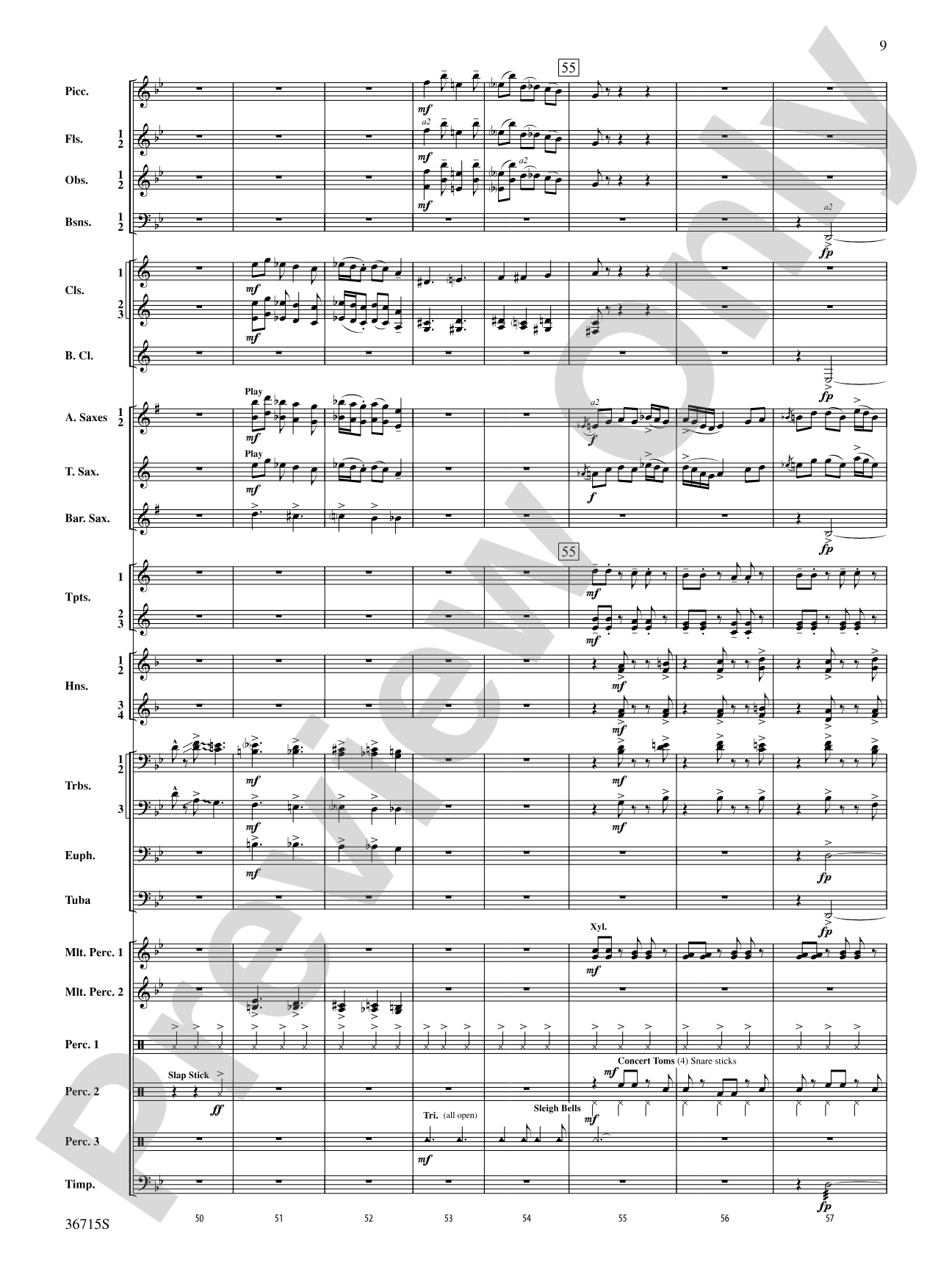 See Rock City: Concert Band Conductor Score & Parts