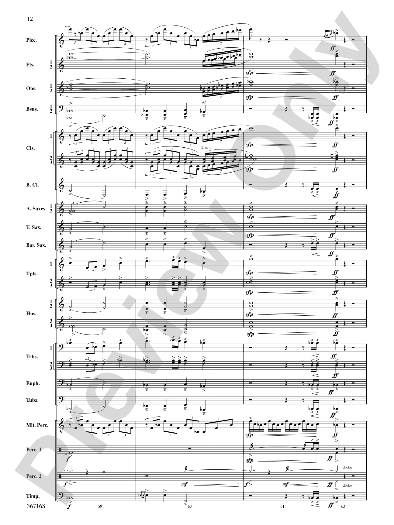 Redemption: Concert Band Conductor Score & Parts