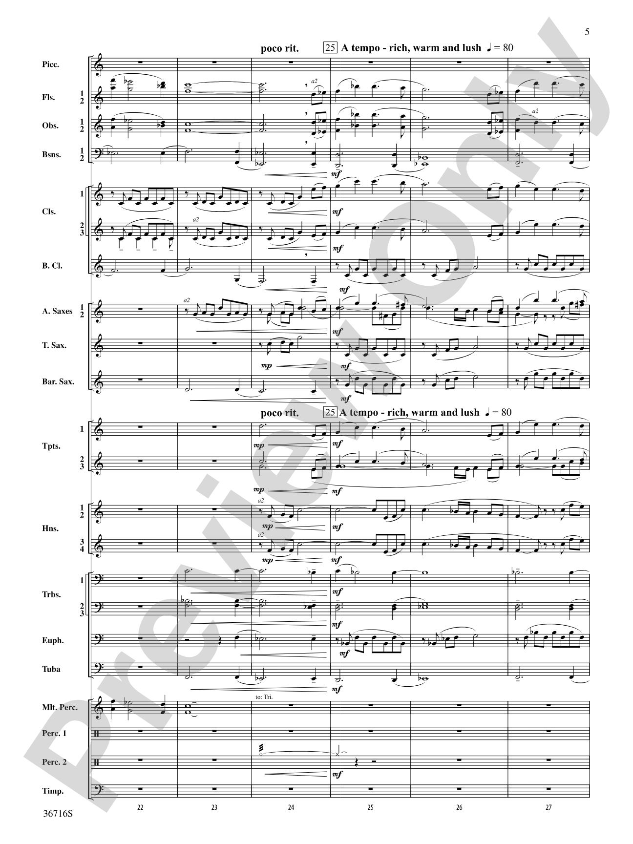 Redemption: Concert Band Conductor Score & Parts