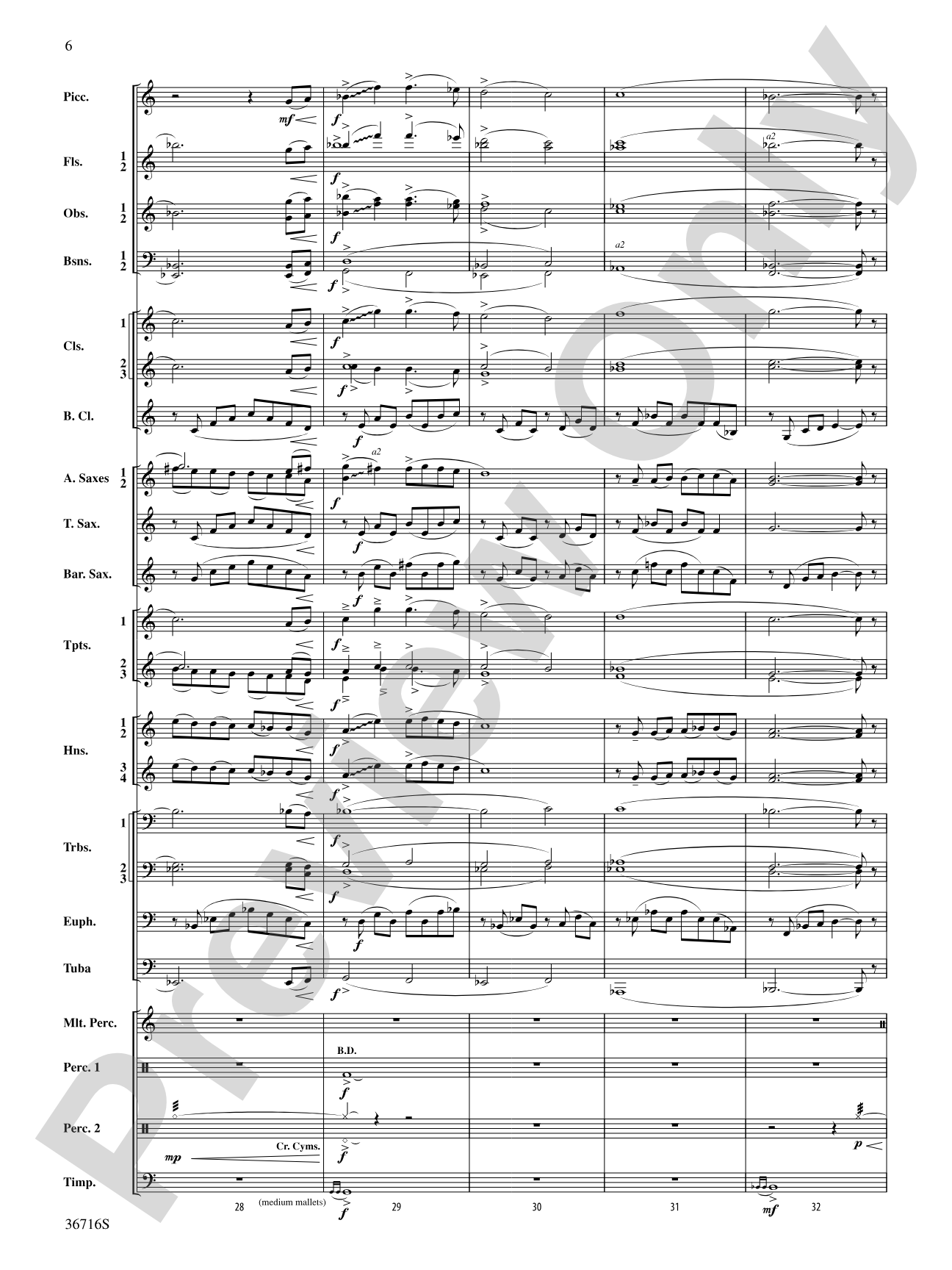 Redemption: Concert Band Conductor Score & Parts